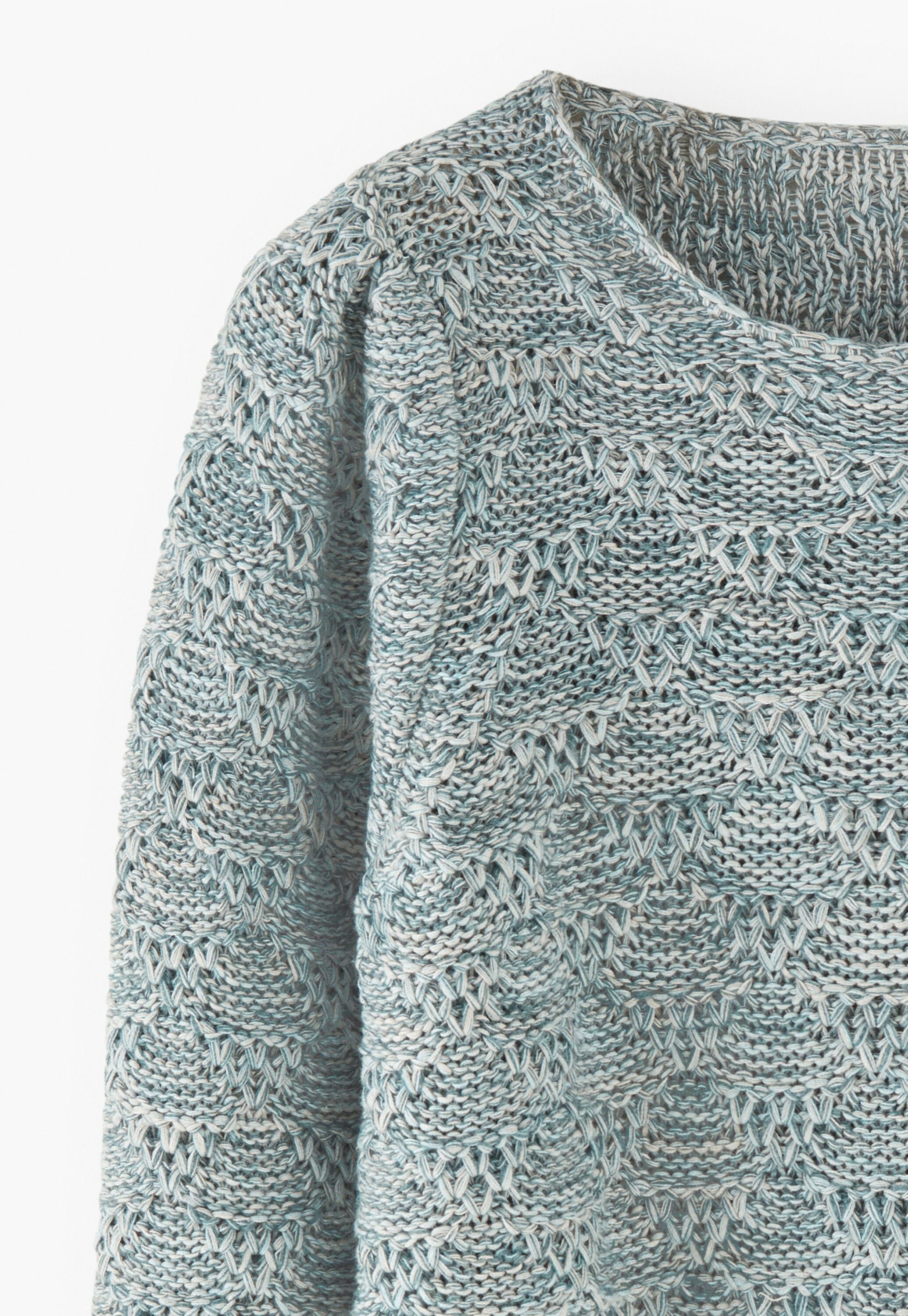 Cable-stitch sweater