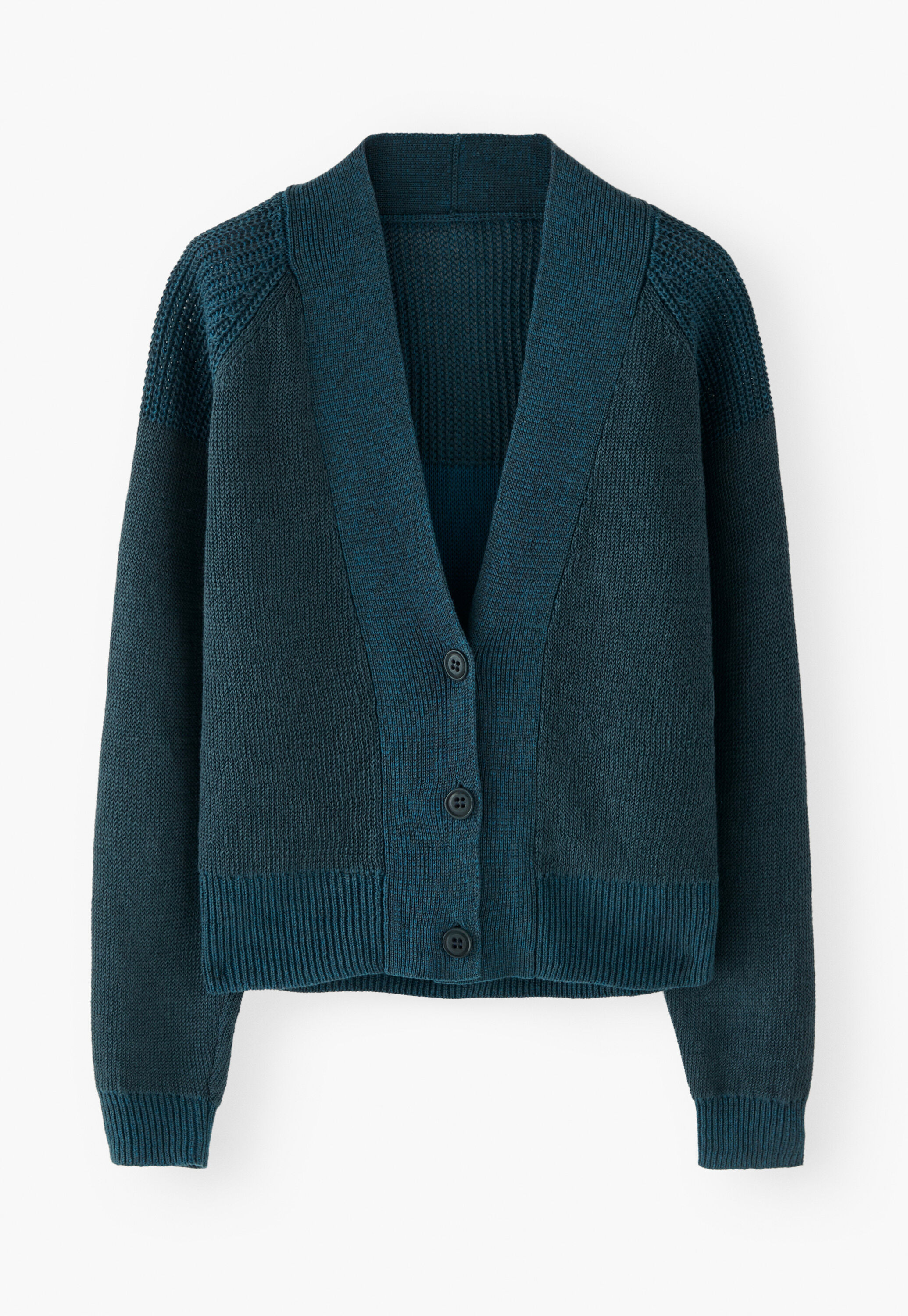 V-neck raglan cardigan