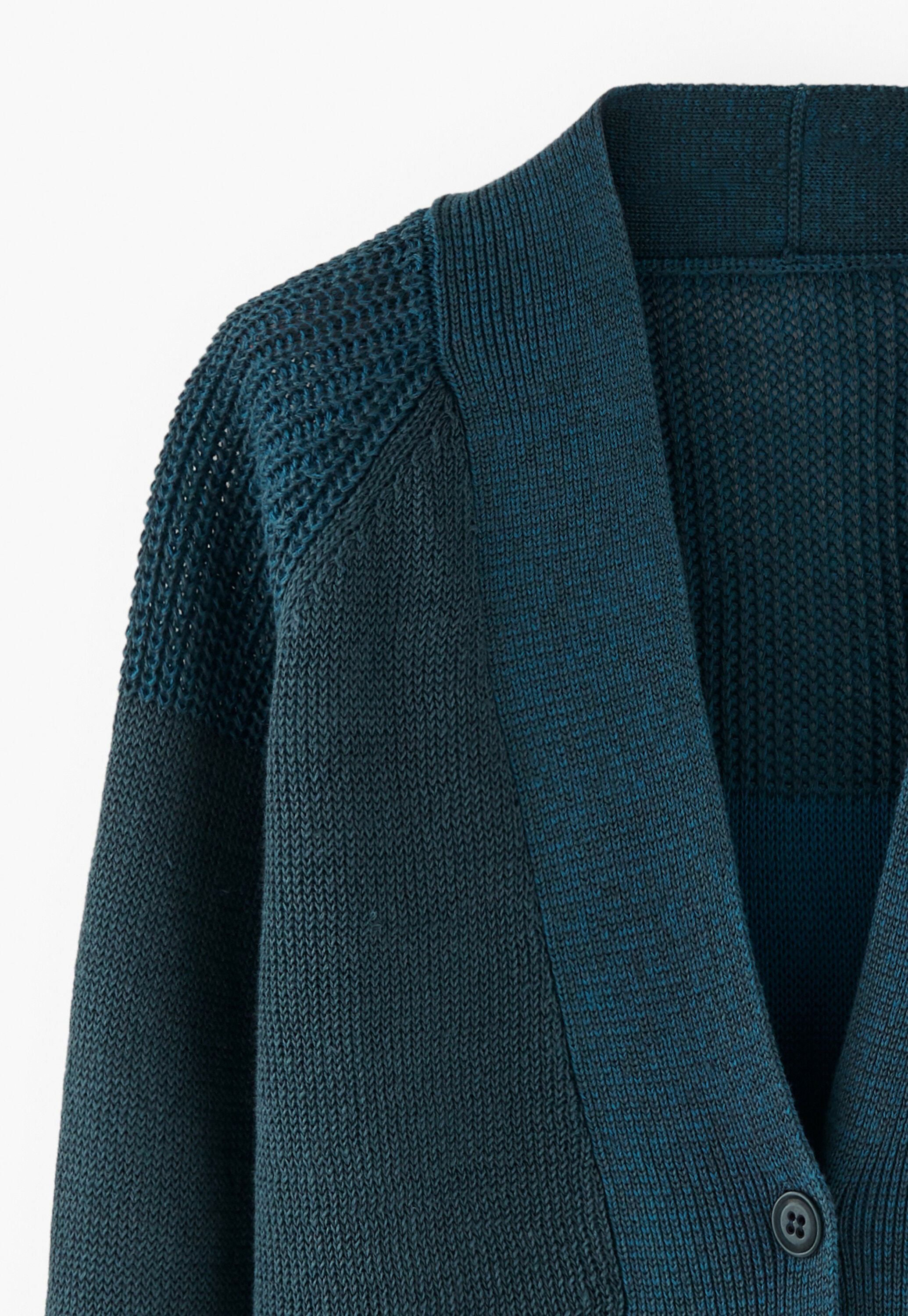 V-neck raglan cardigan