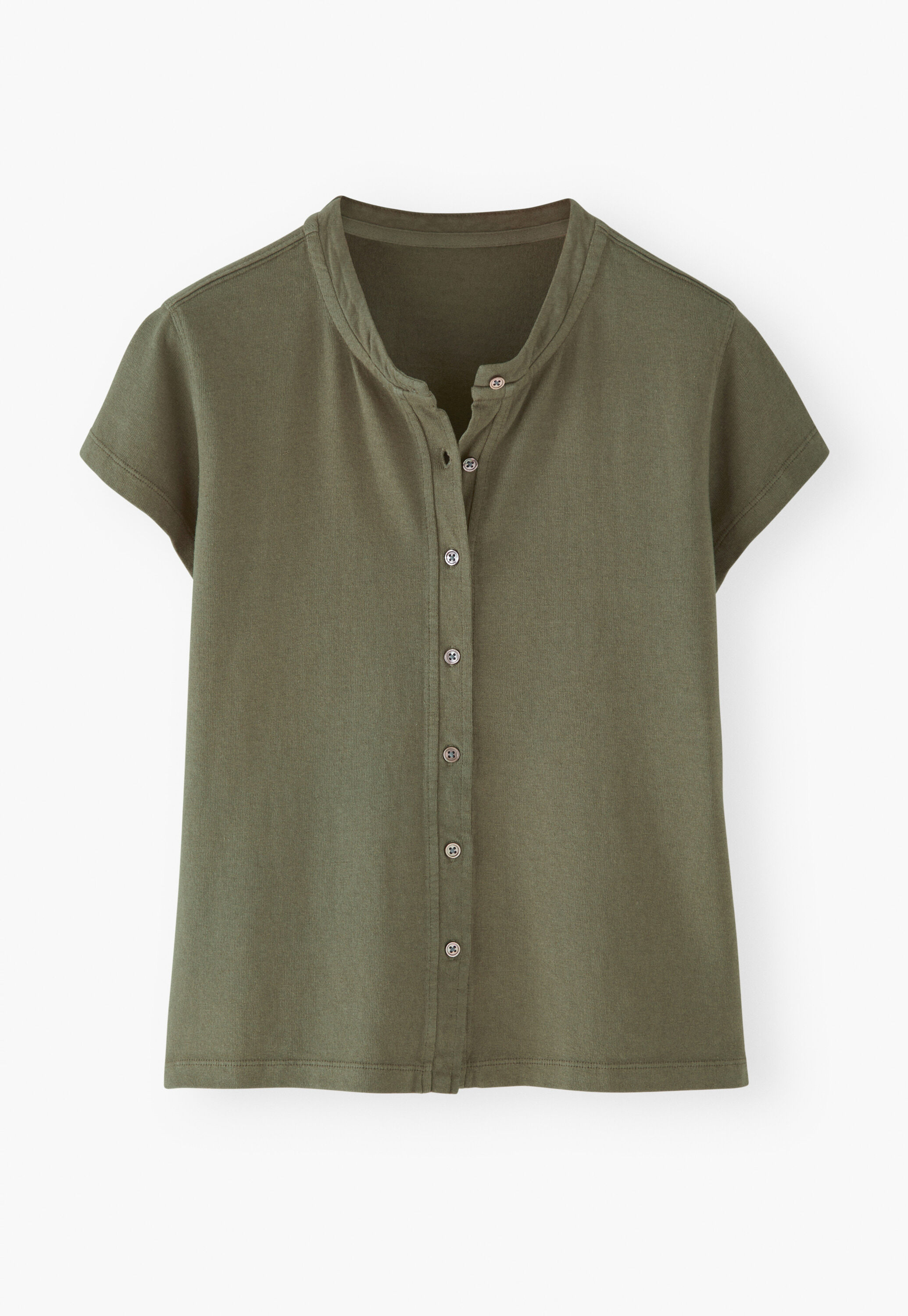 Button-through top