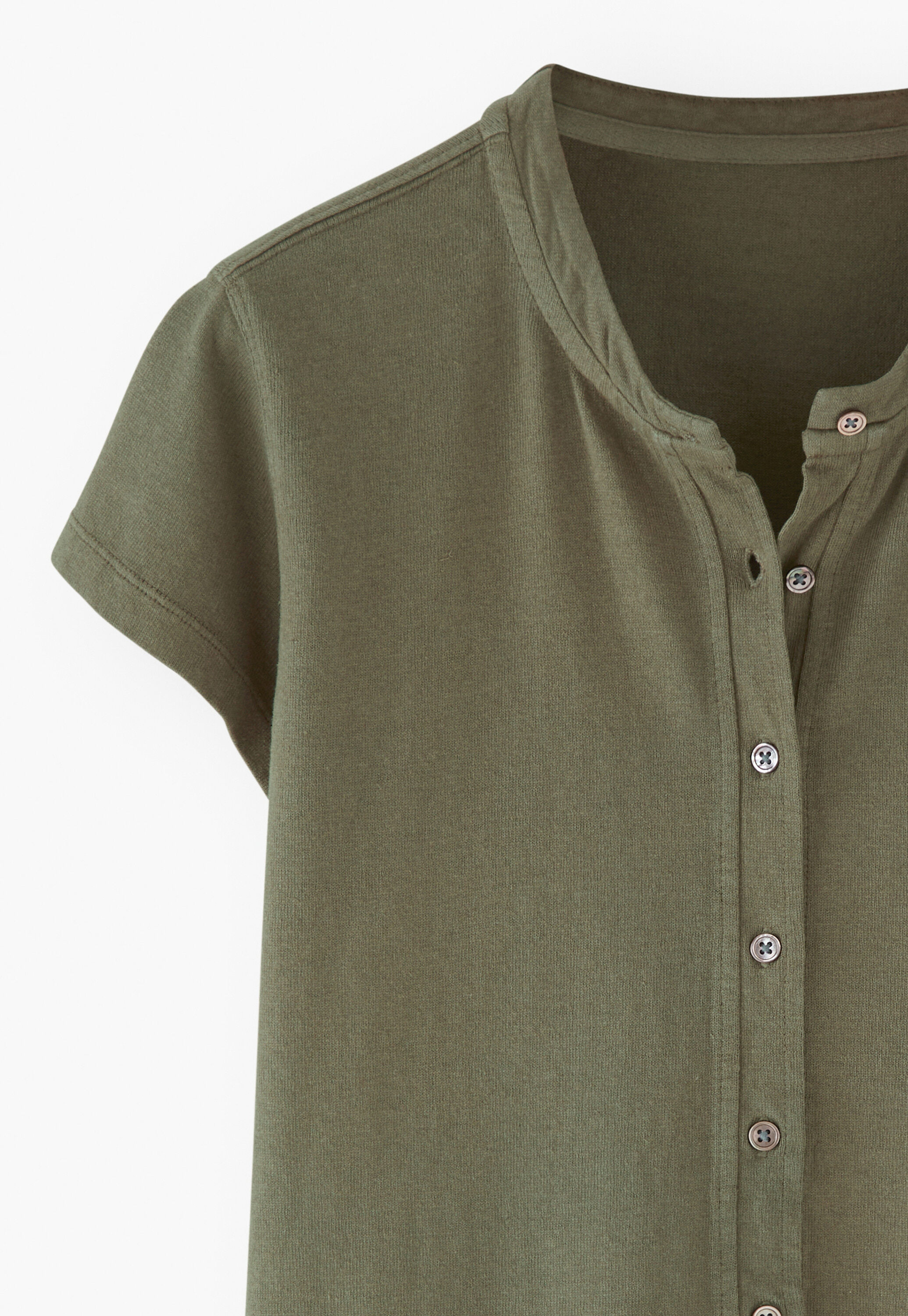 Button-through top