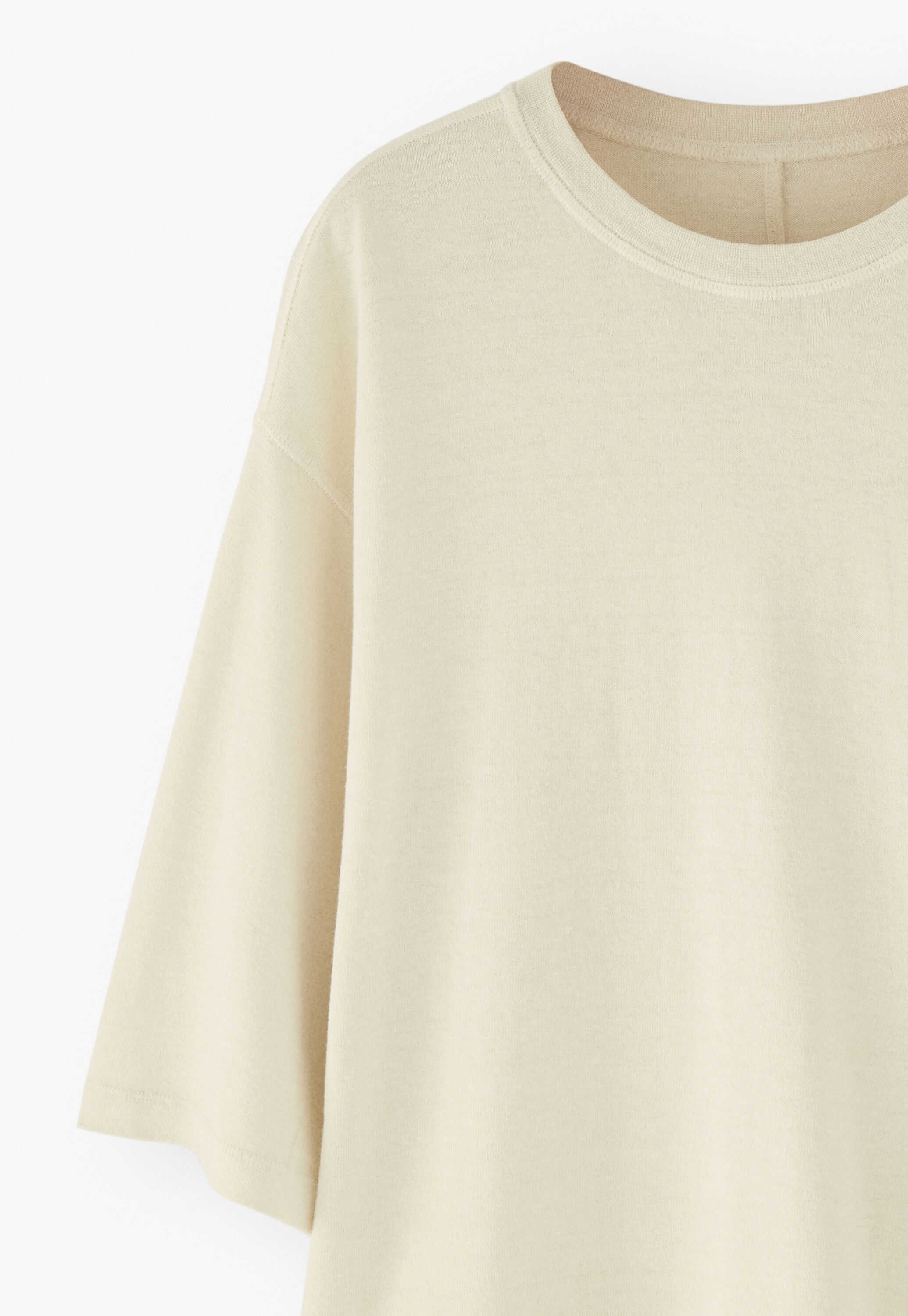 Drop-shoulder top