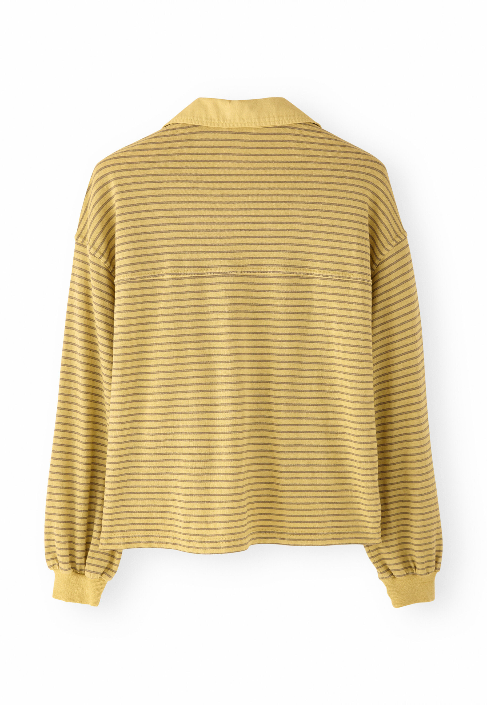 Striped collared top