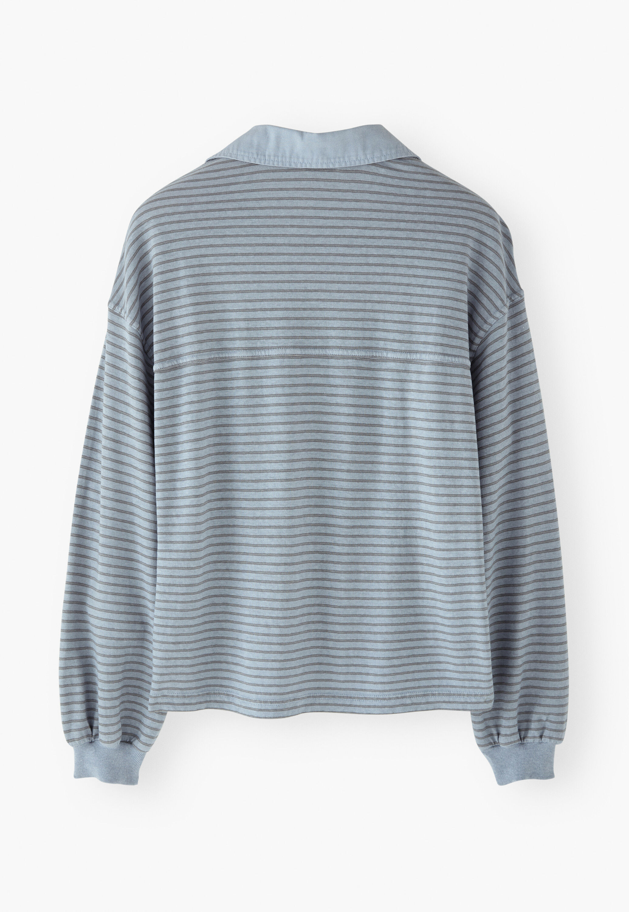 Striped collared top