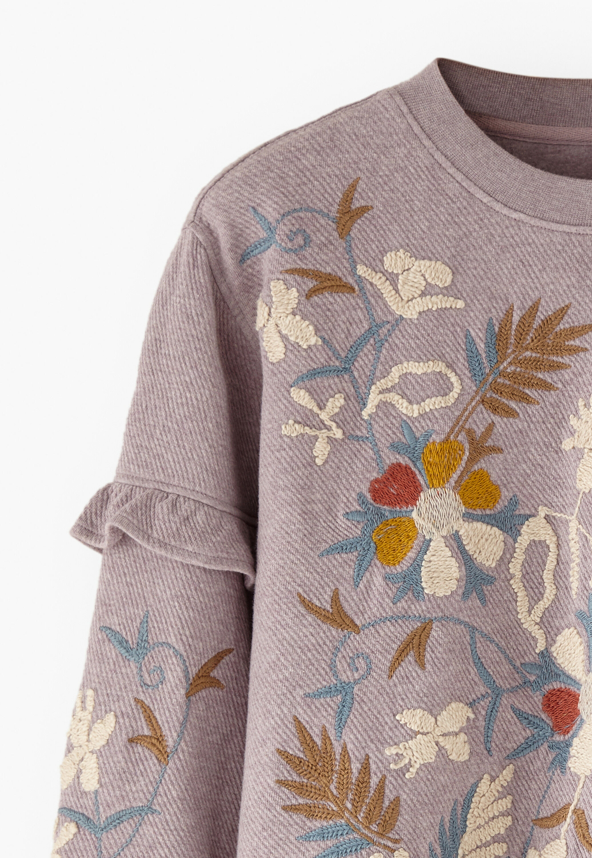 Embroidered sweatshirt