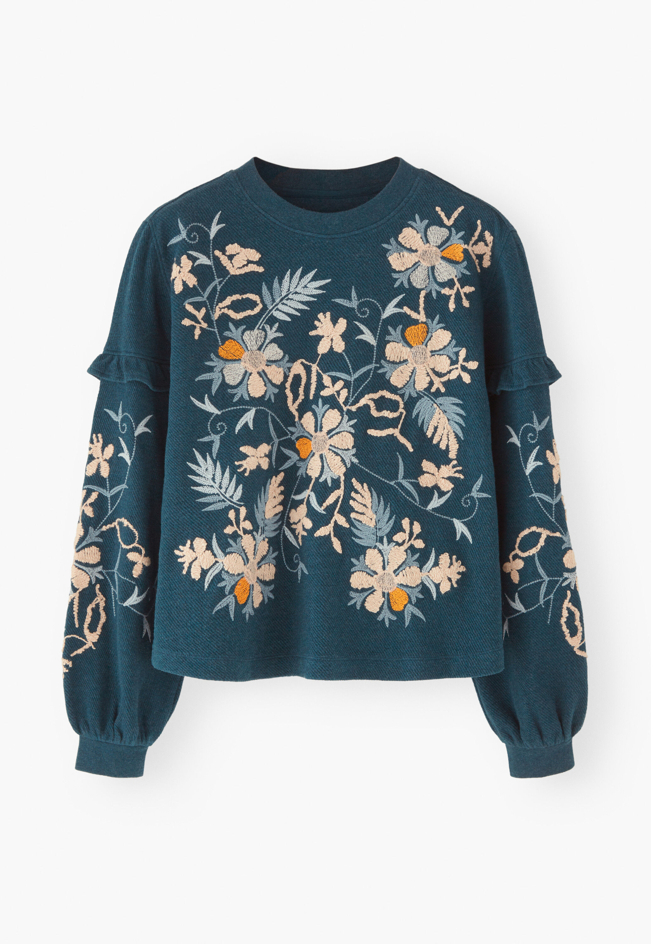 Embroidered sweatshirt