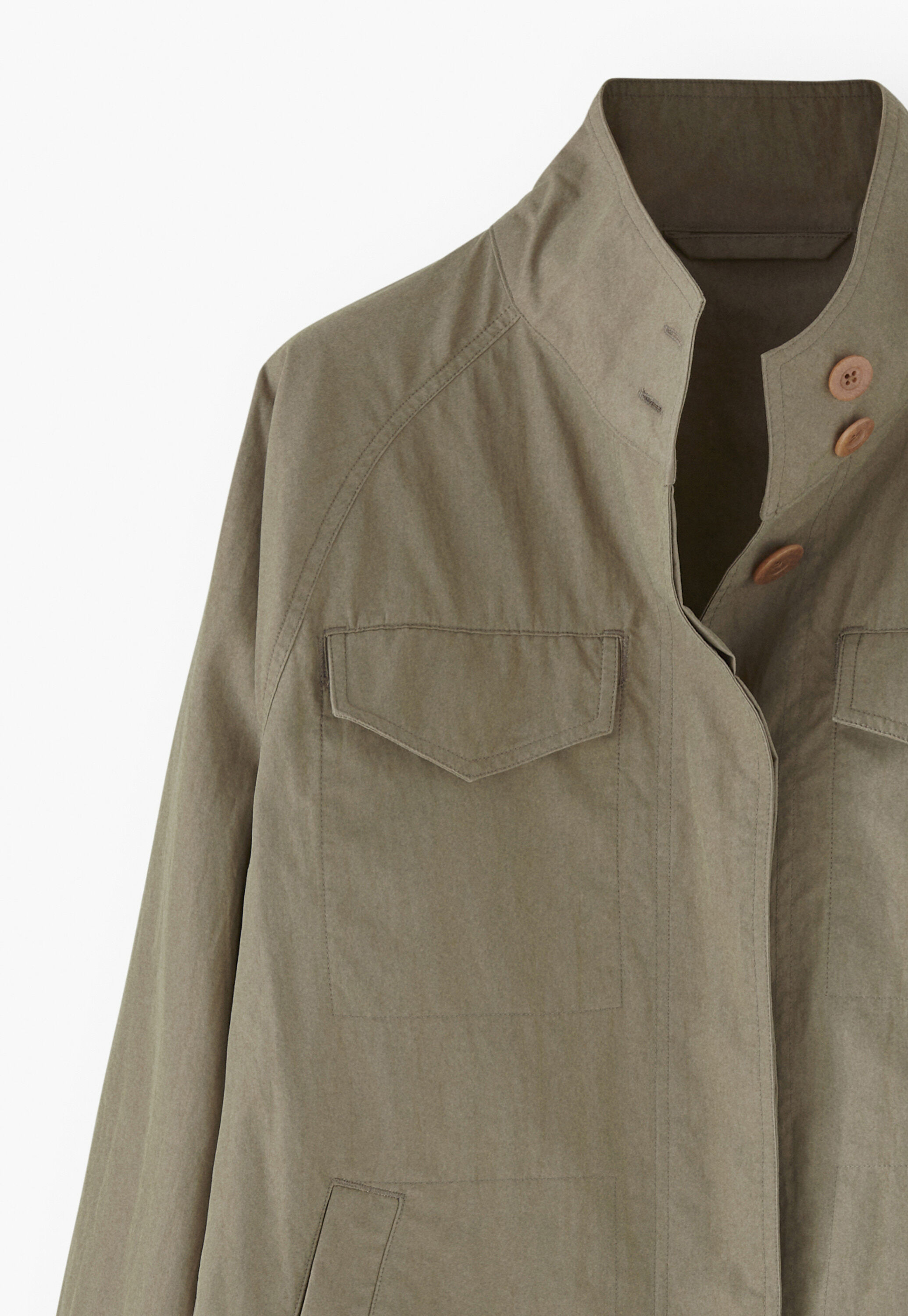 Wide cropped jacket