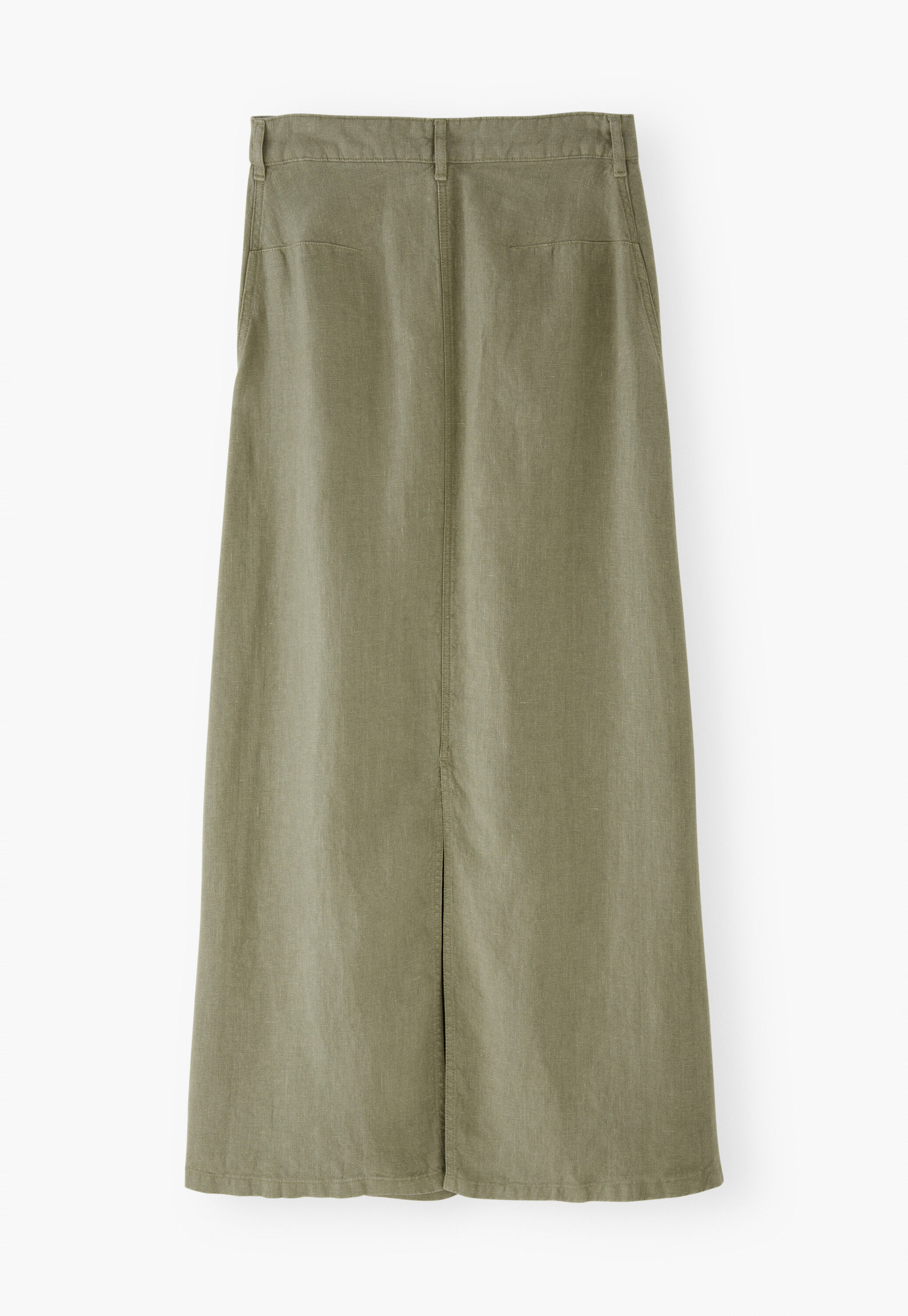 Garment-dyed skirt