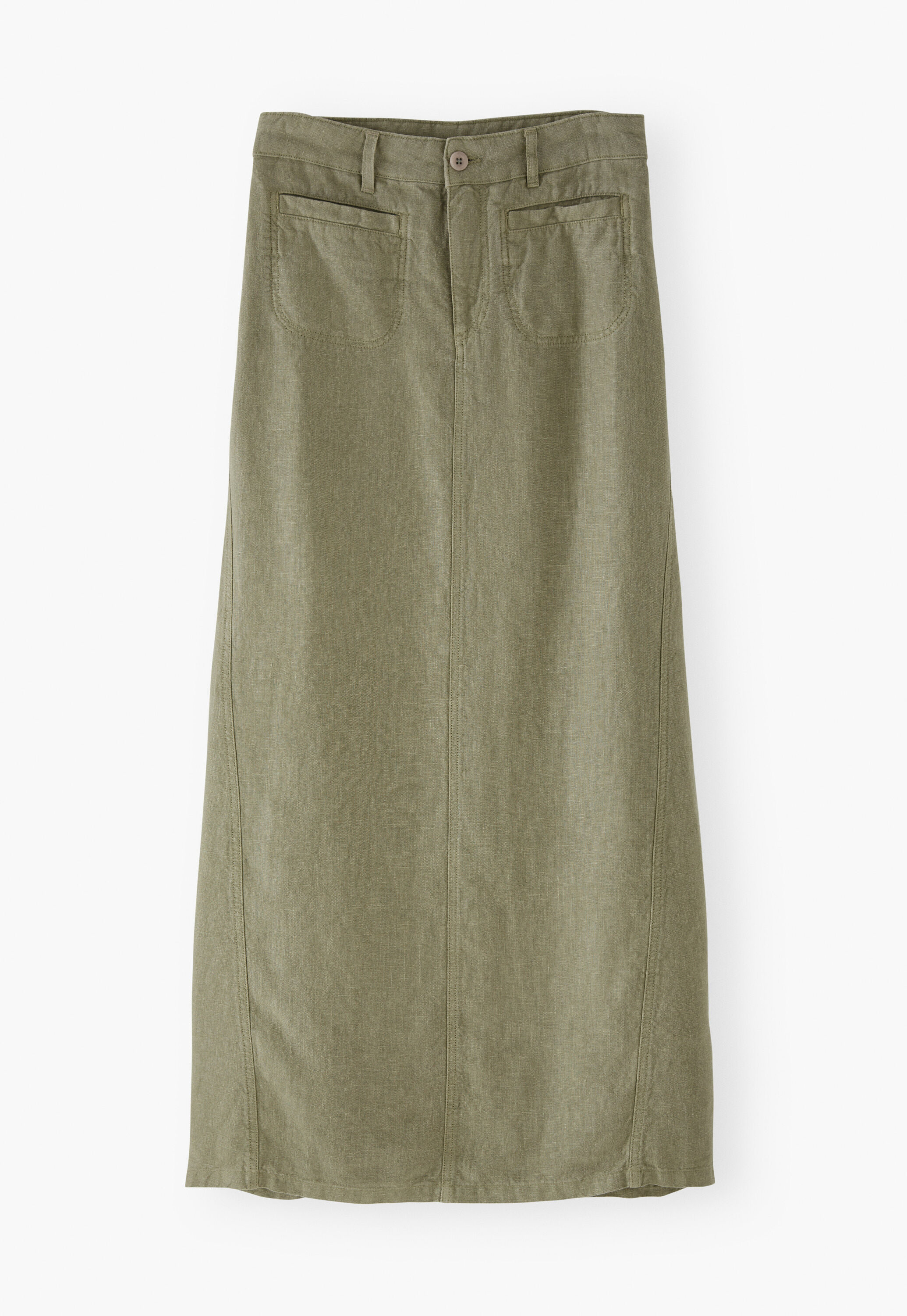 Garment-dyed skirt