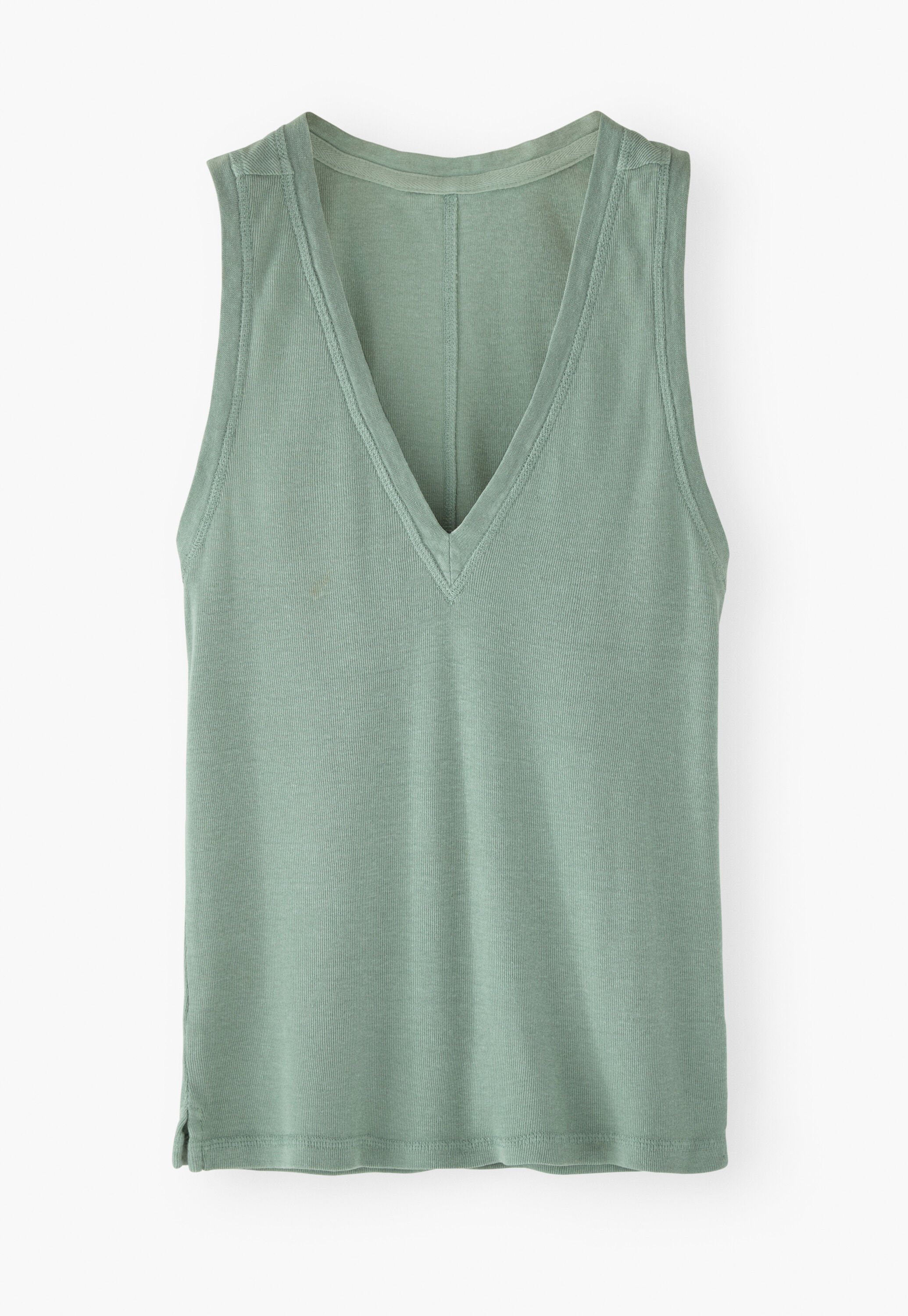 V-neck jersey vest