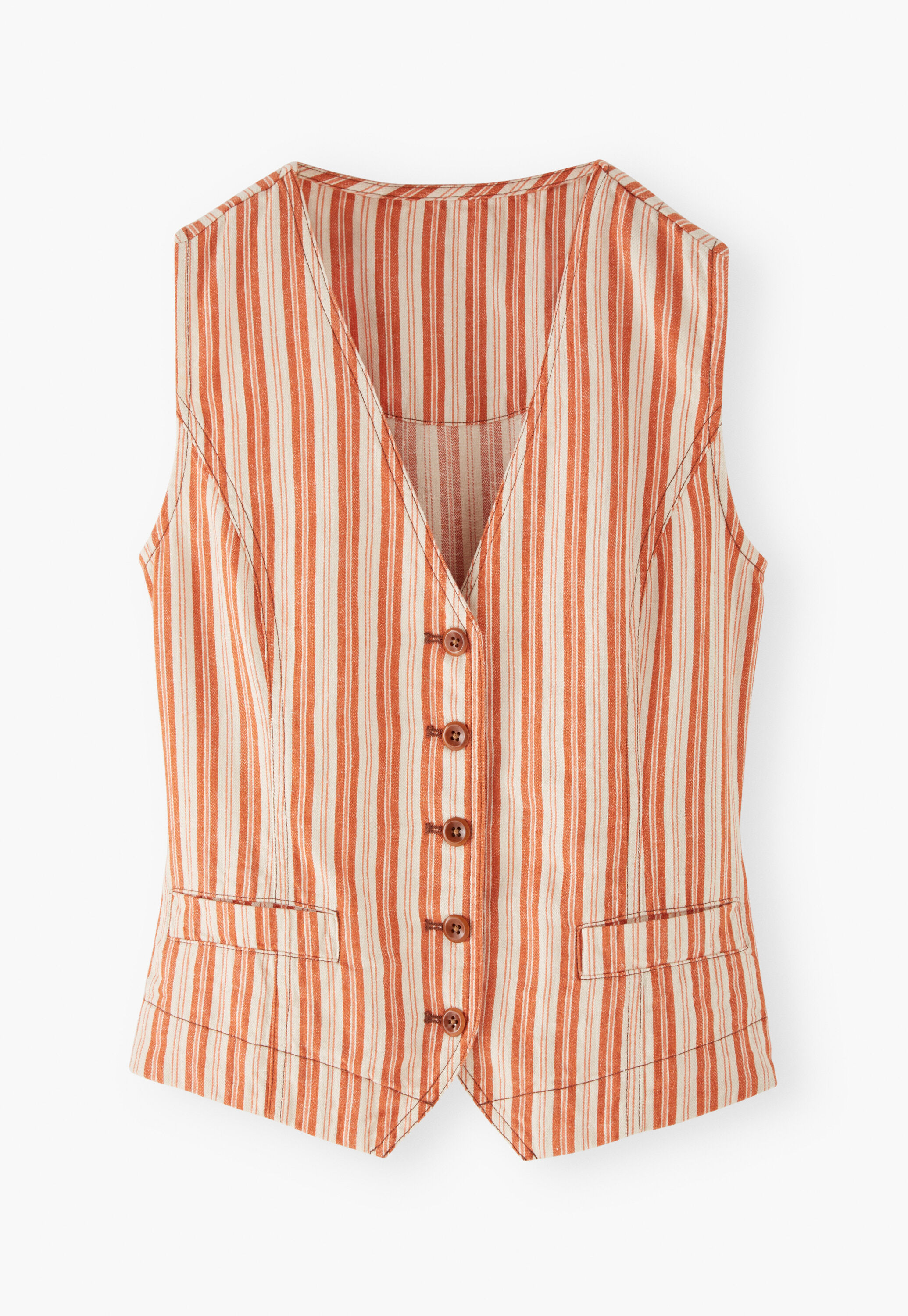 Striped waistcoat