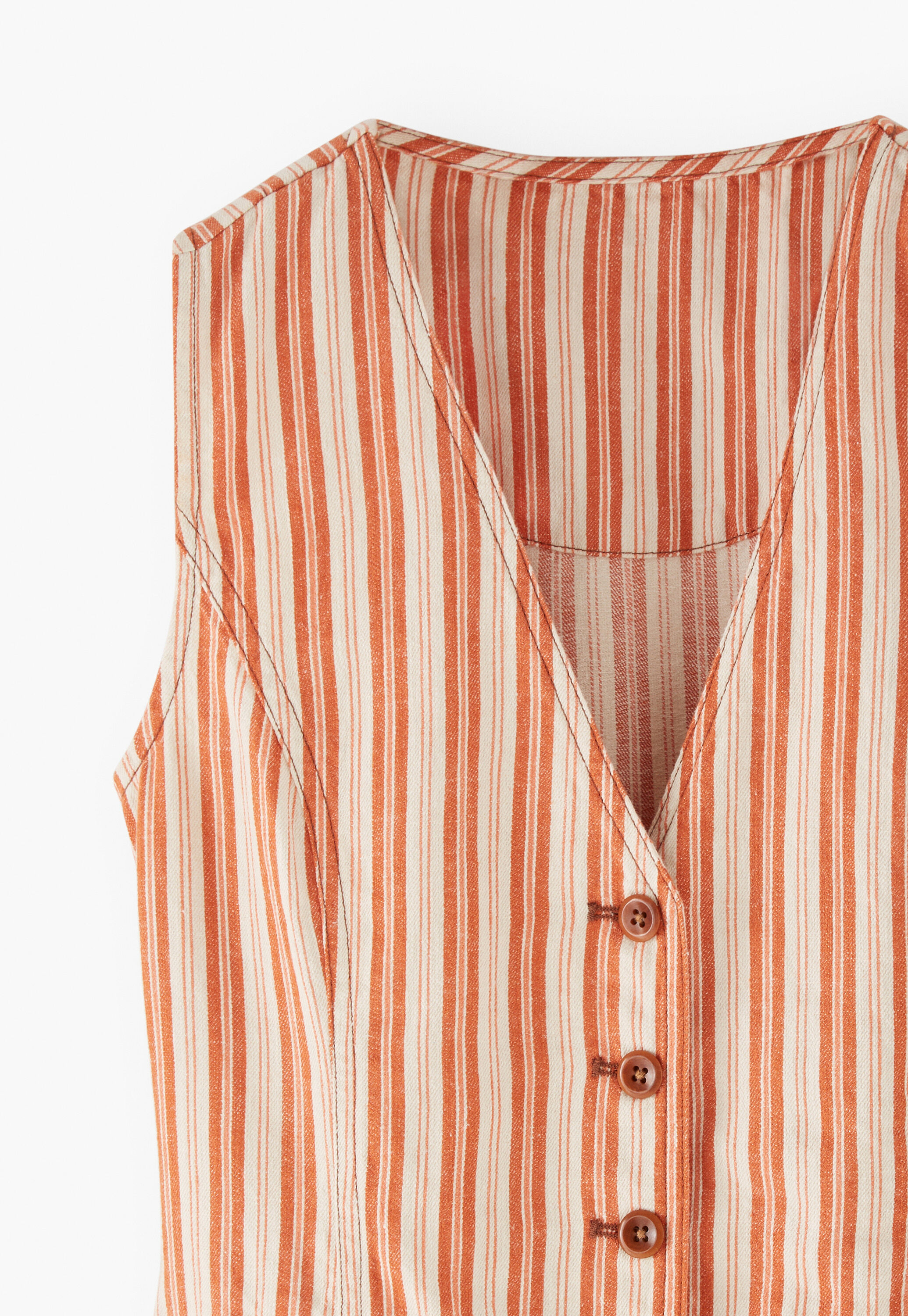 Striped waistcoat