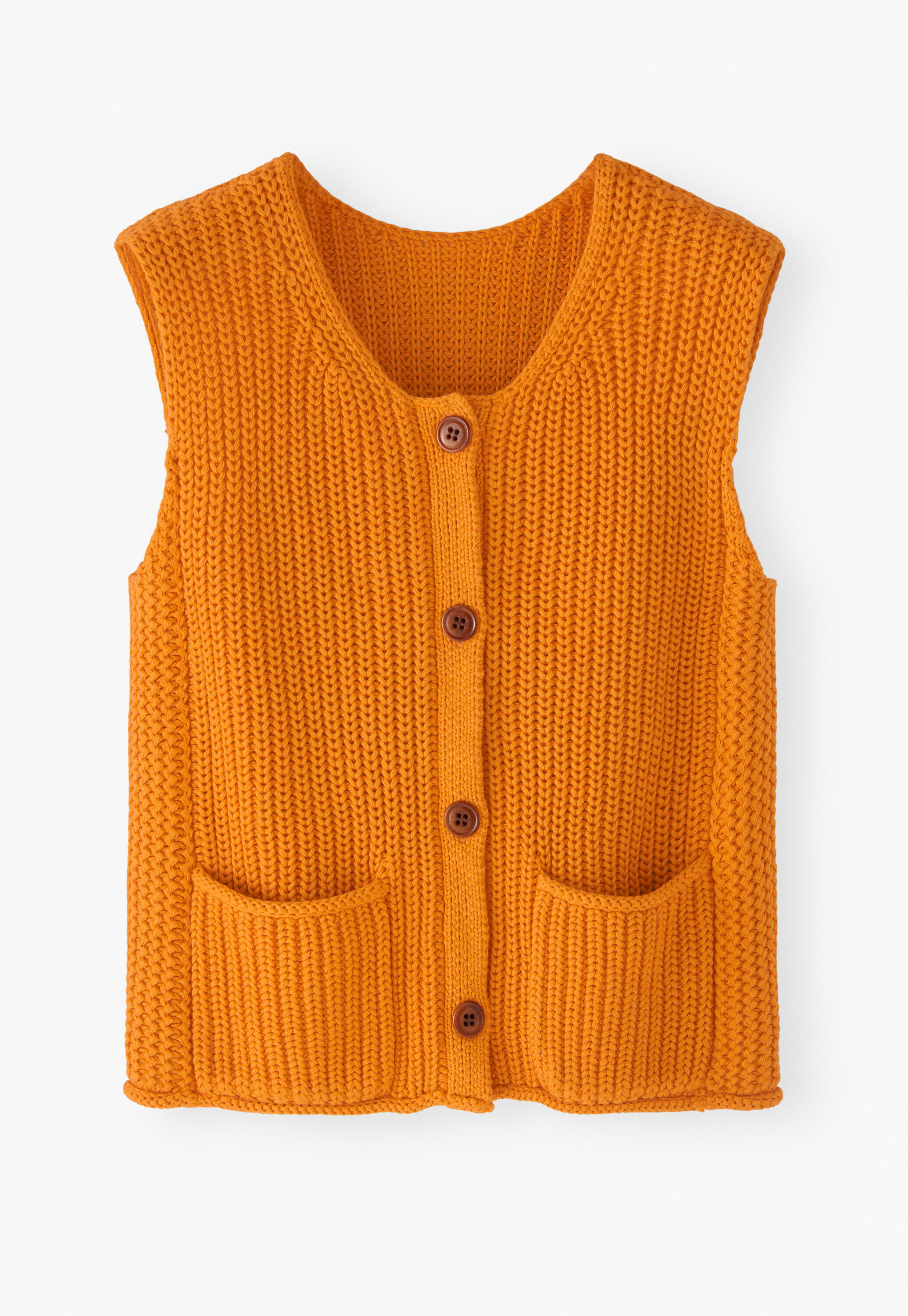 Sleeveless cardigan