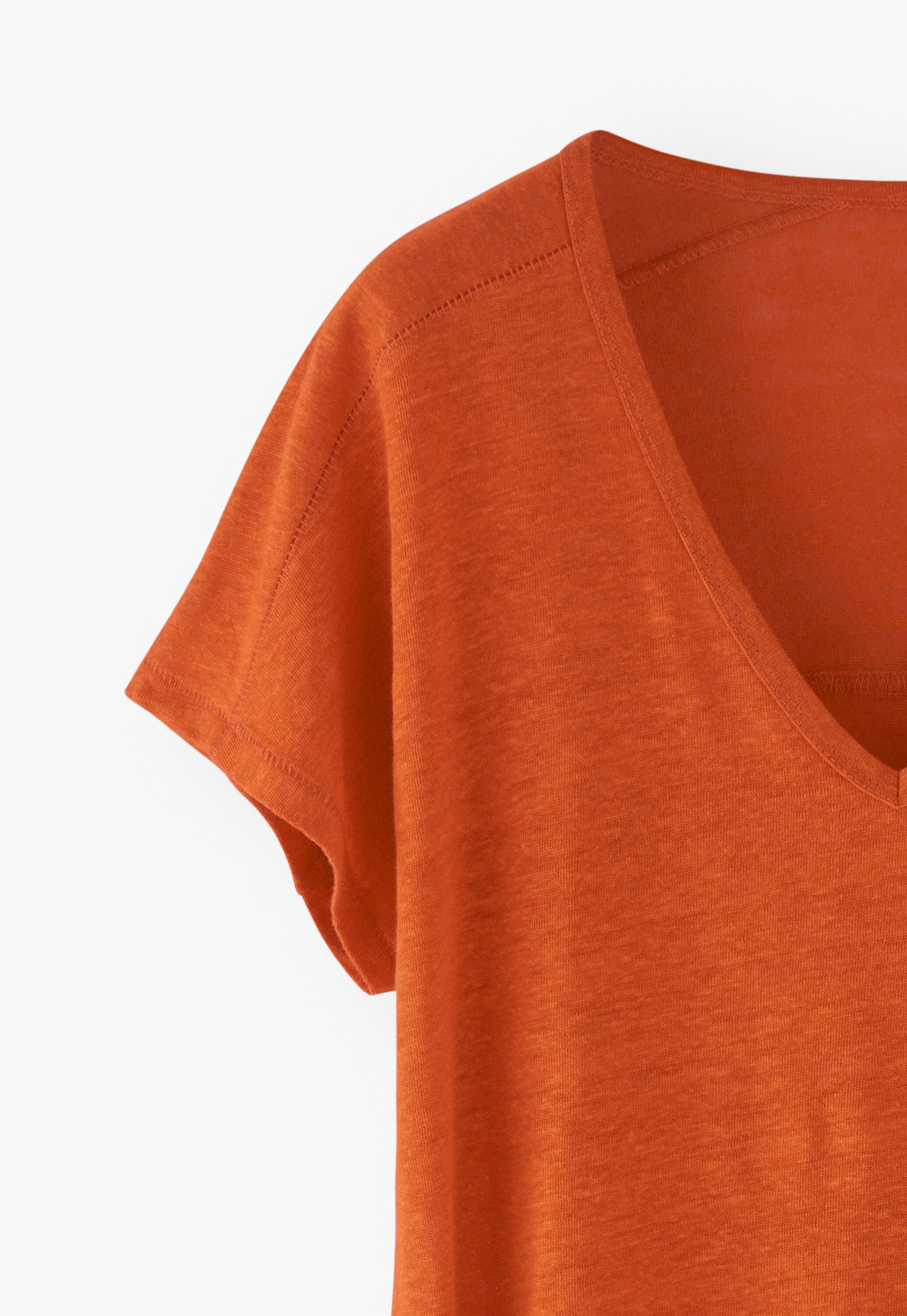 V-neck jersey T-shirt