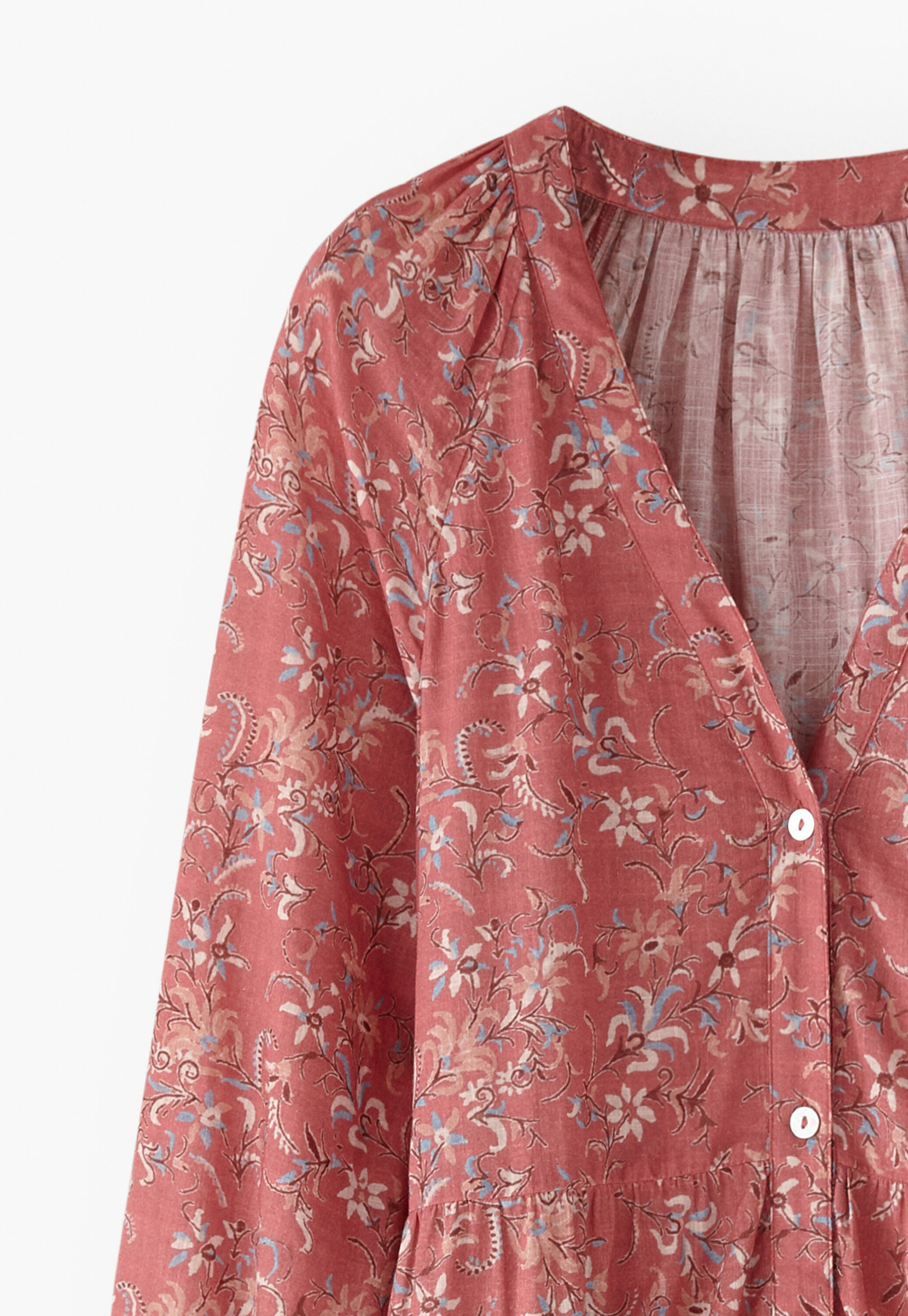 Printed maxi-skirt