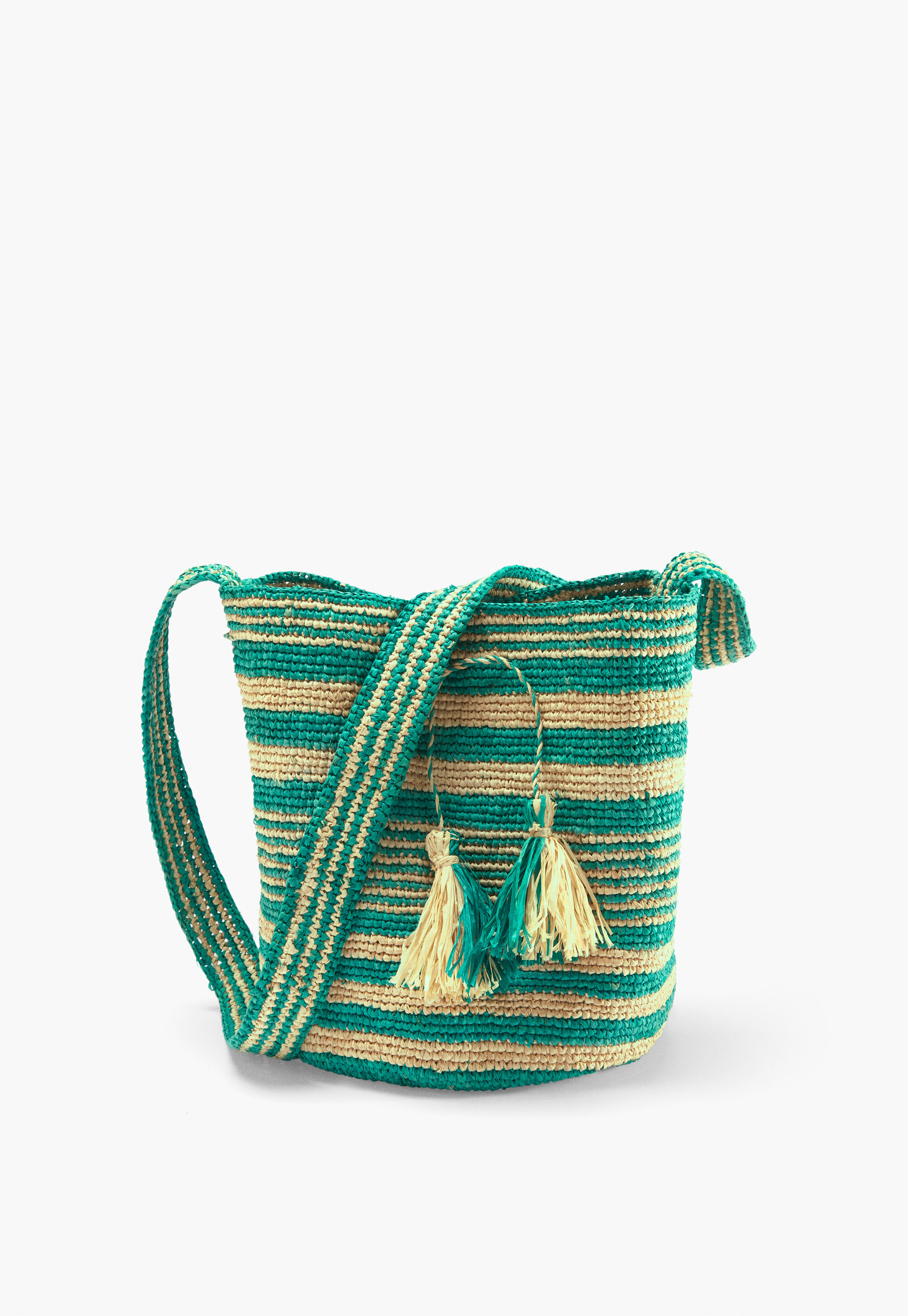 Striped bag
