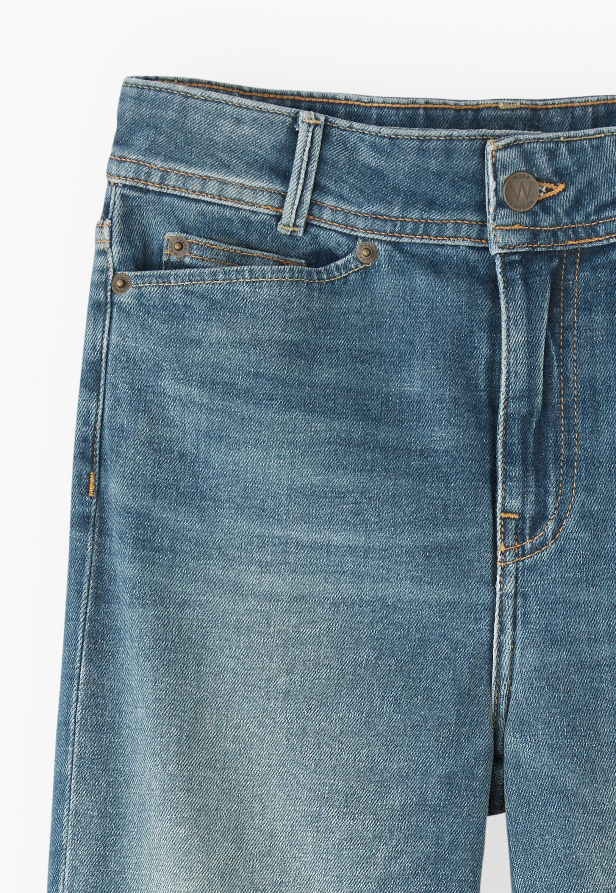 Kick flare jeans, Mid vintage, large