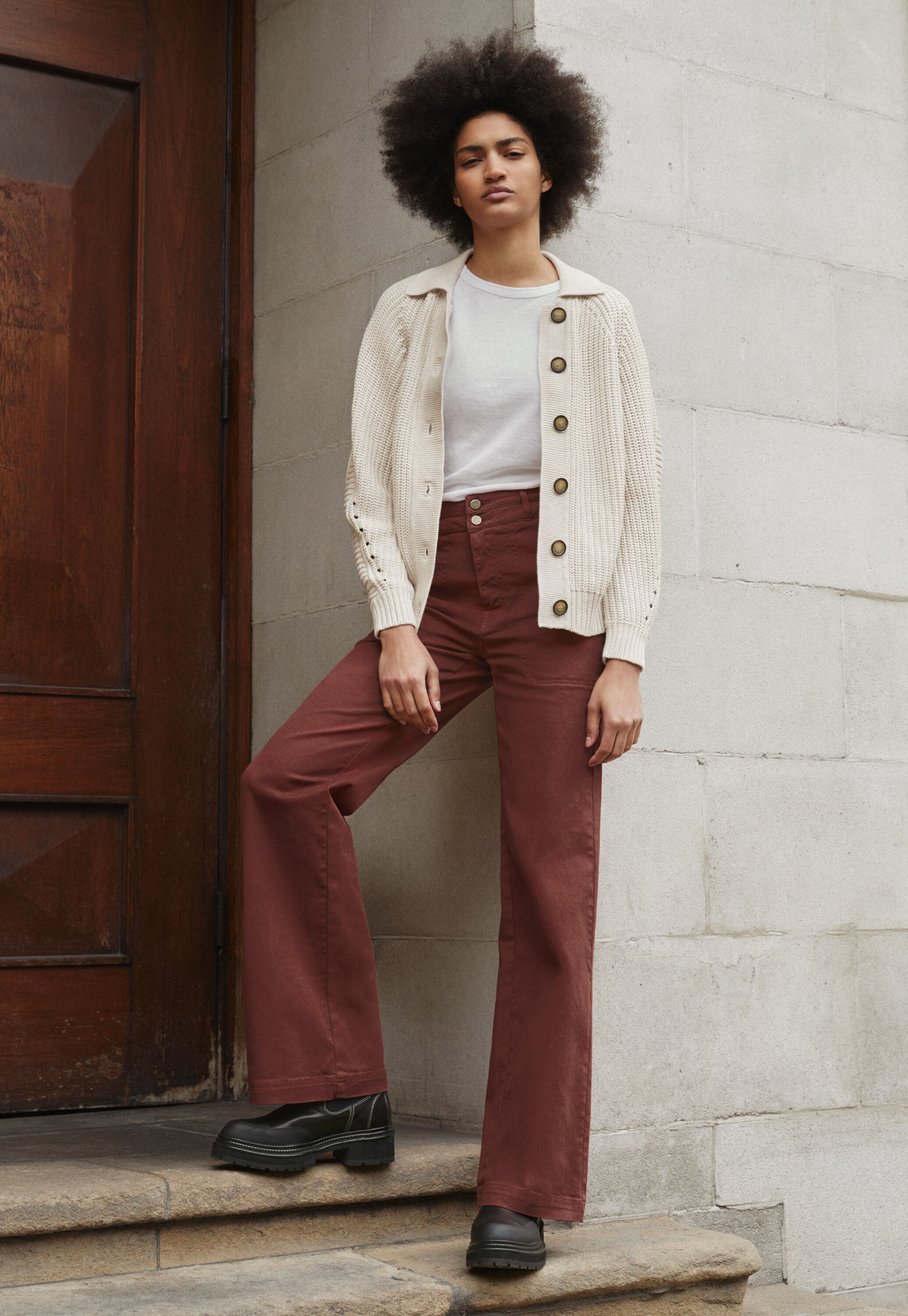 Flared trouser