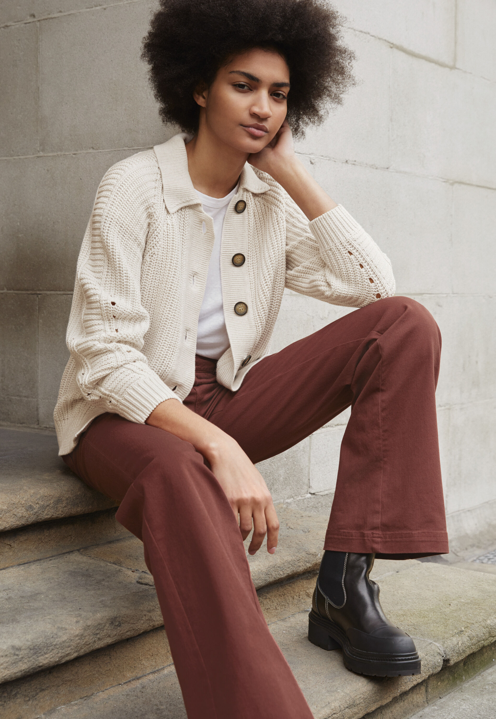 Flared trouser