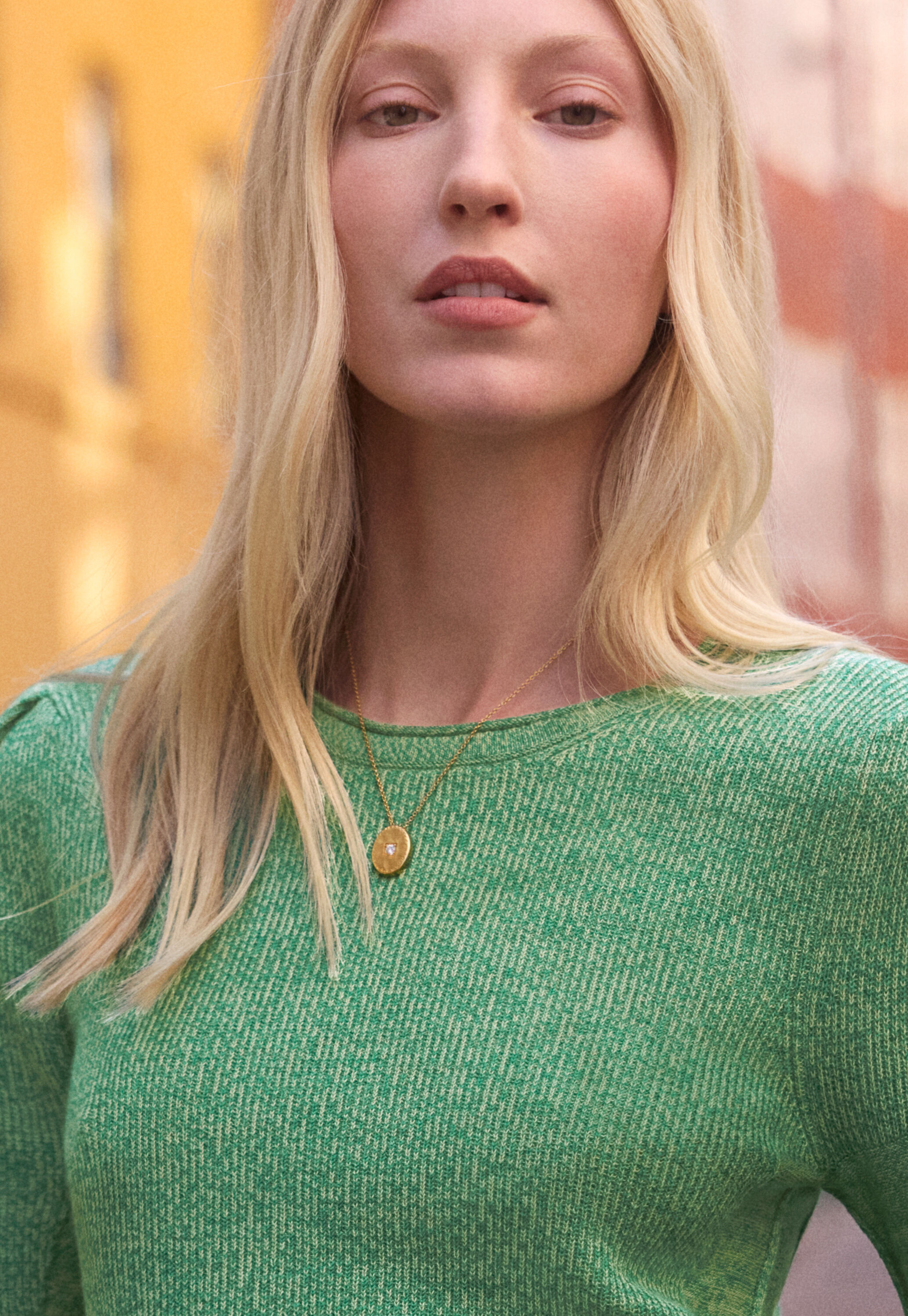 Flecked sweater