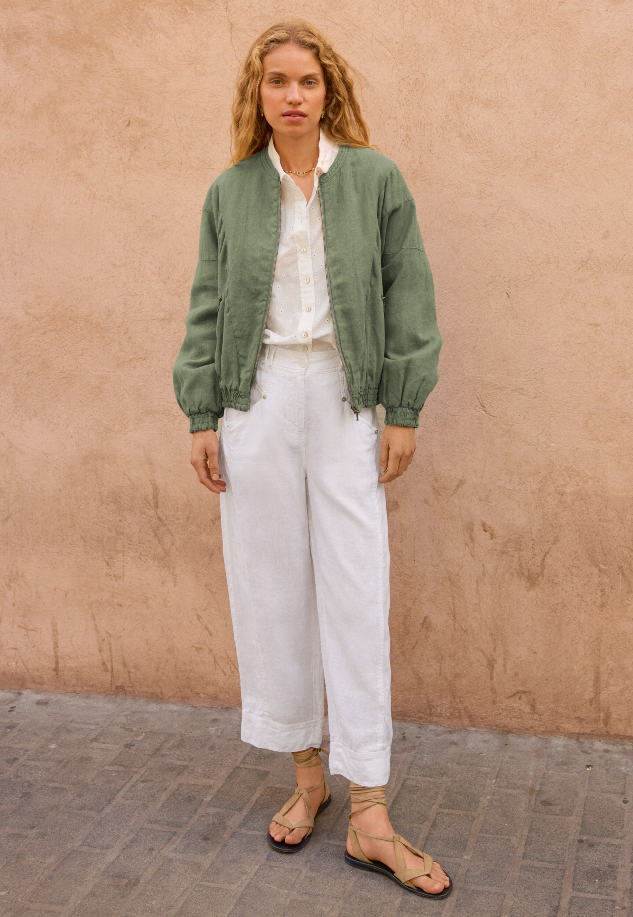 Bomber jacket, Dark sage, large