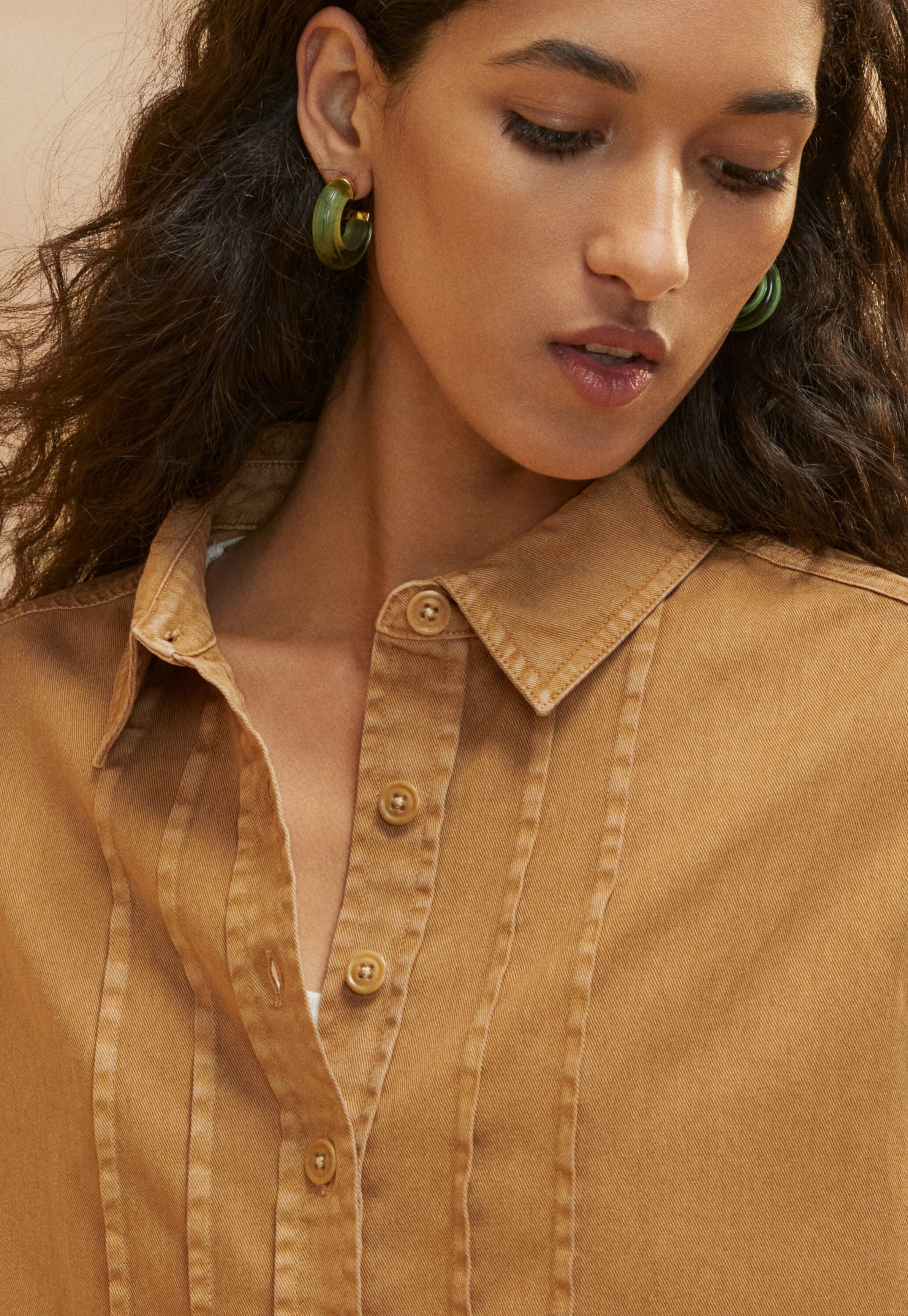 Glass earrings