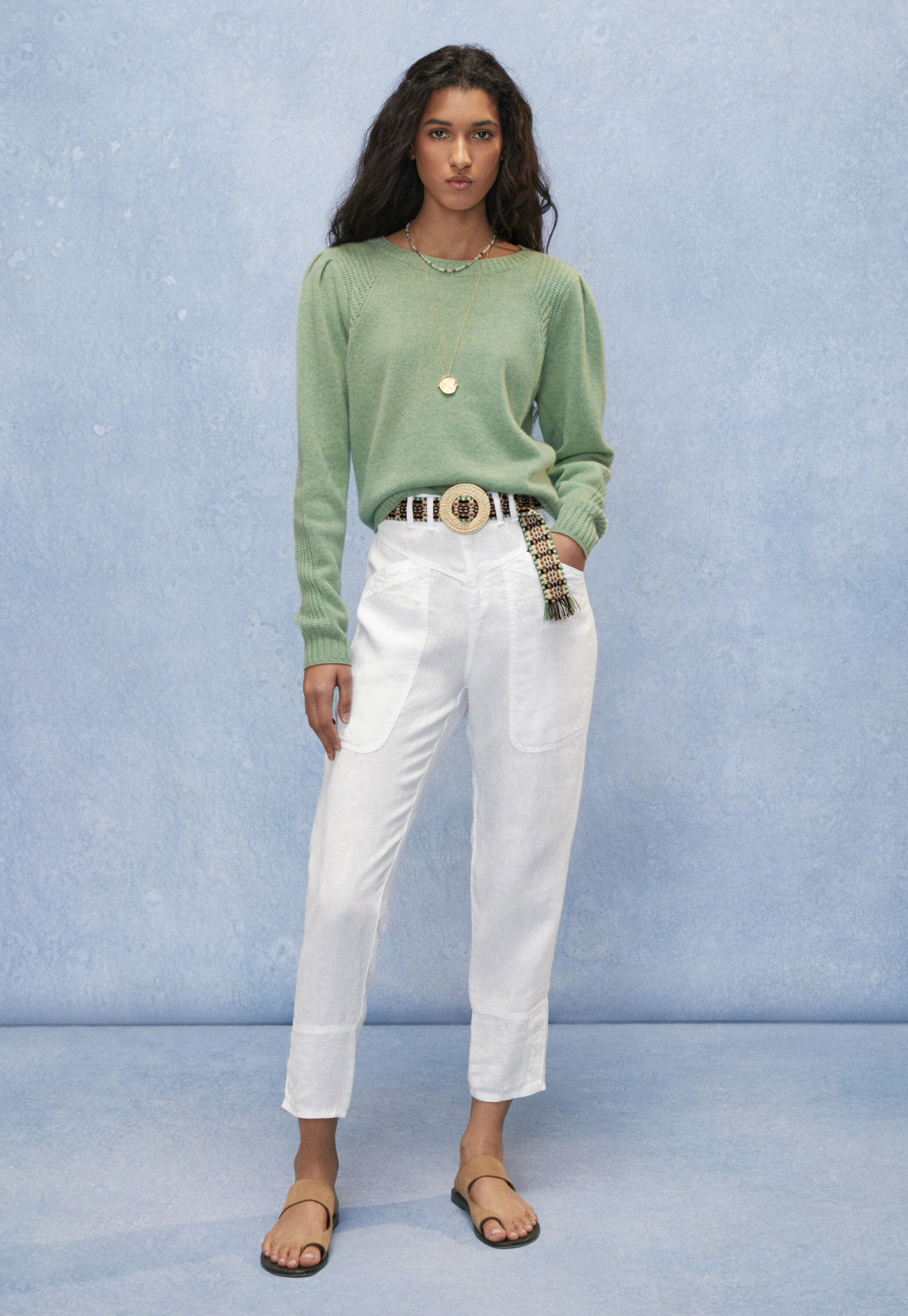 Cropped trousers