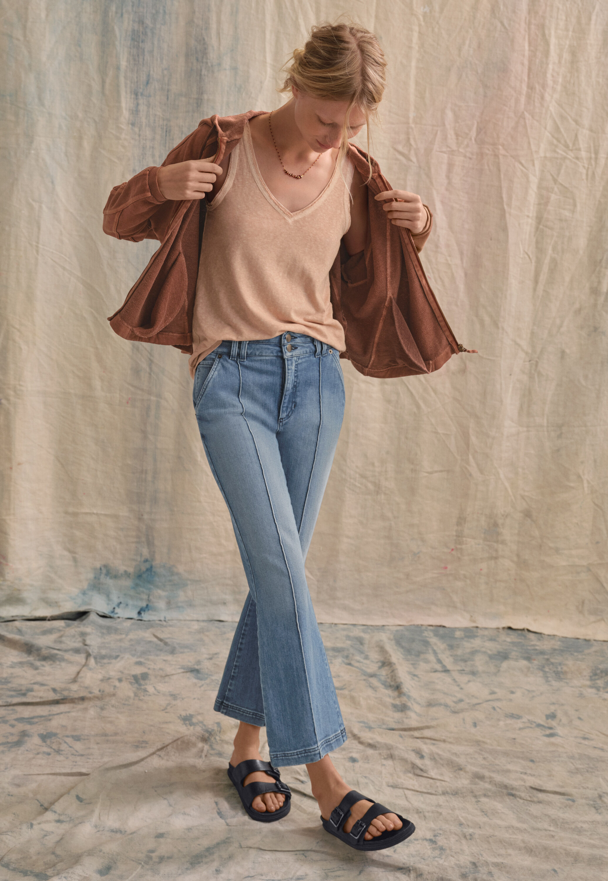 Kick-flare jeans
