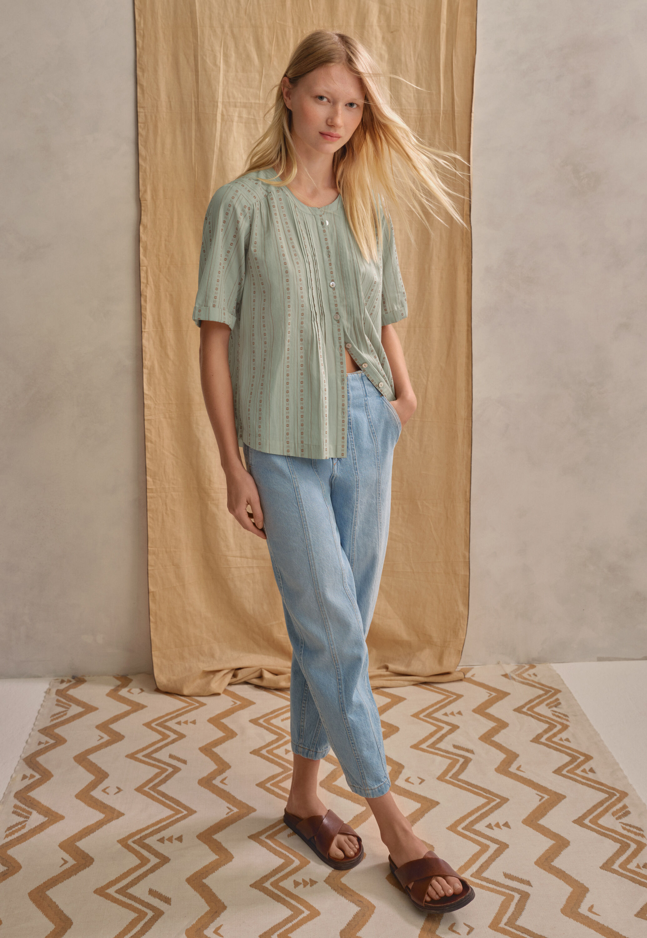 Jacquard blouse
