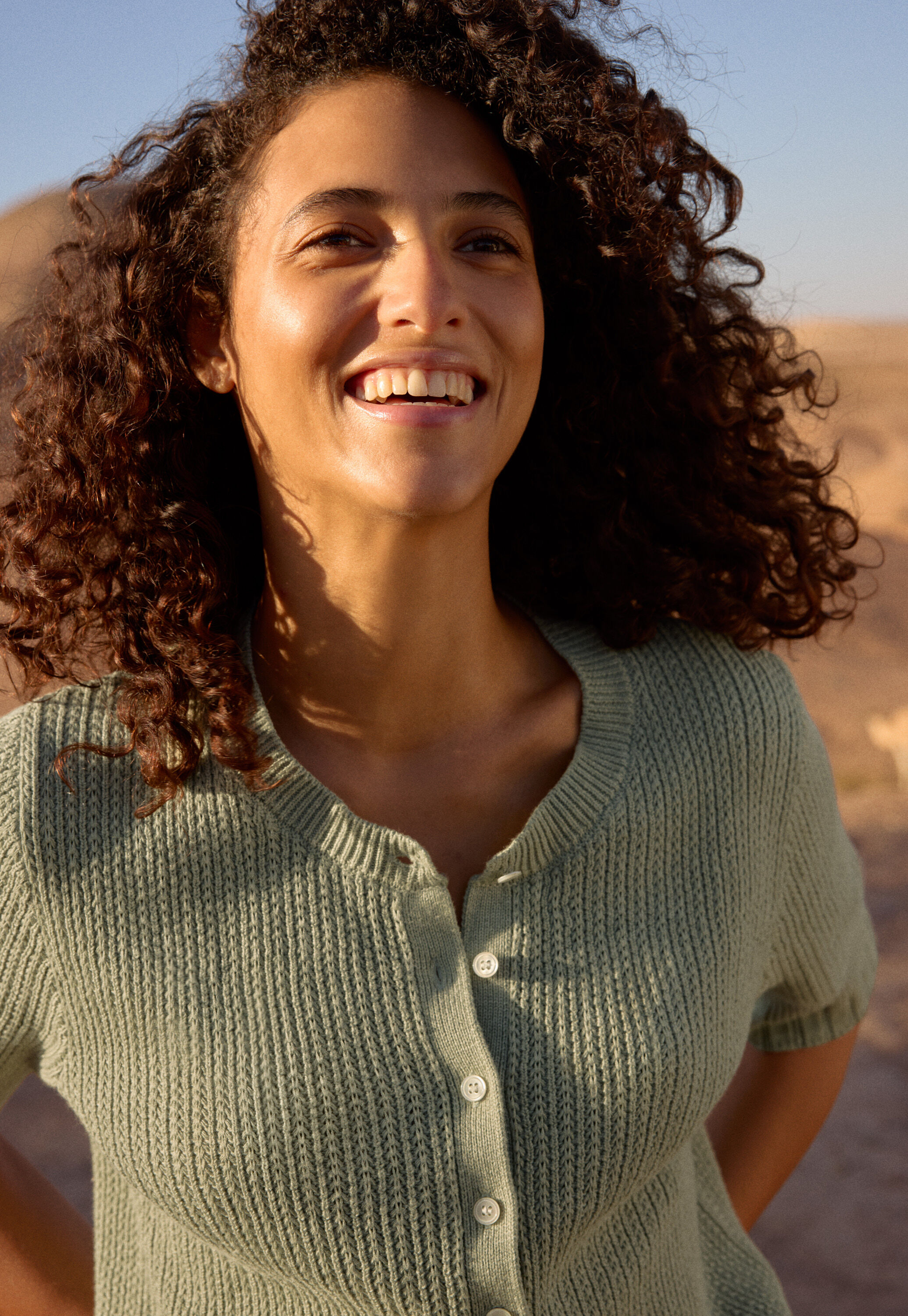 Tuck-stitch sweater