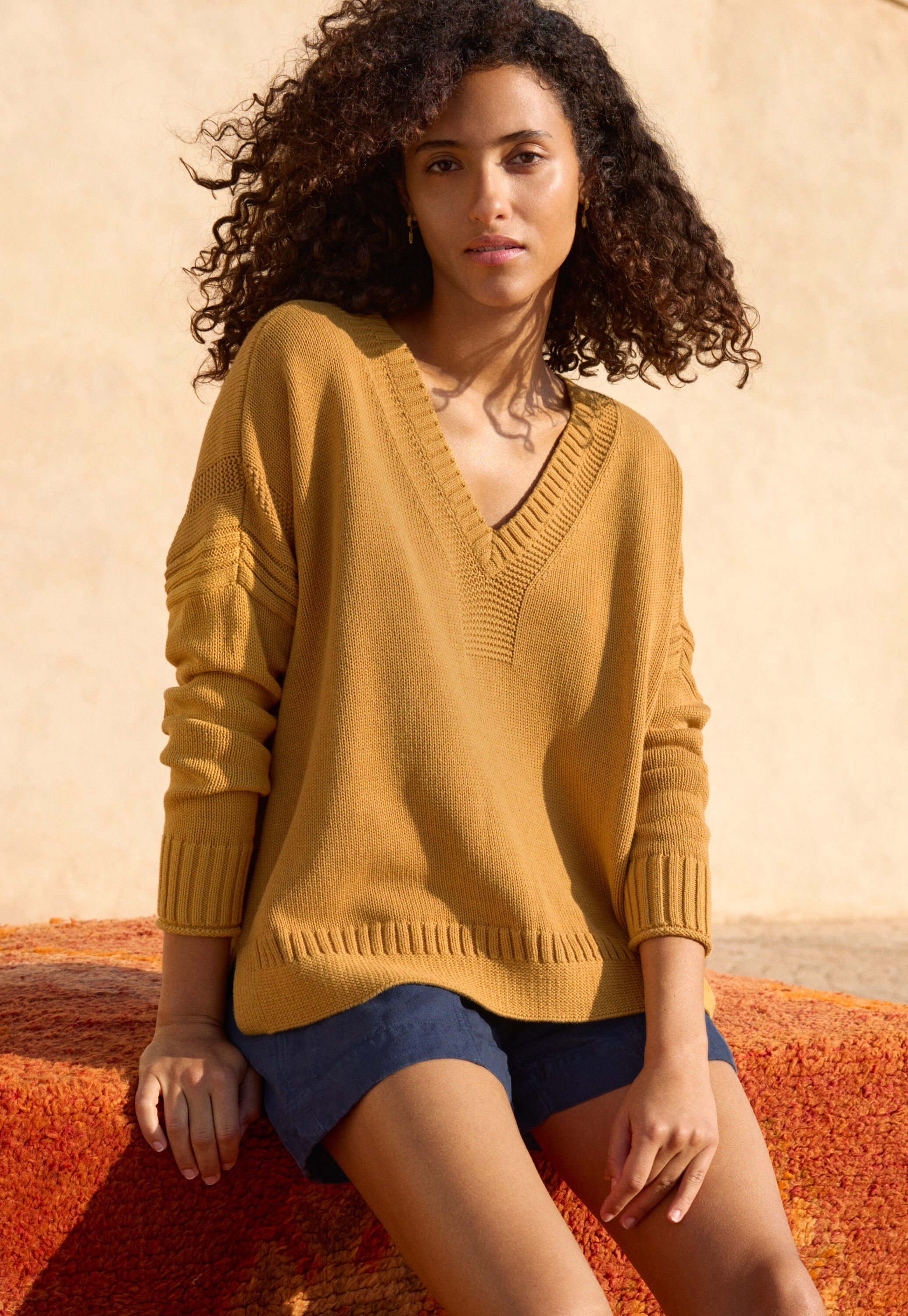 V-neck sweater