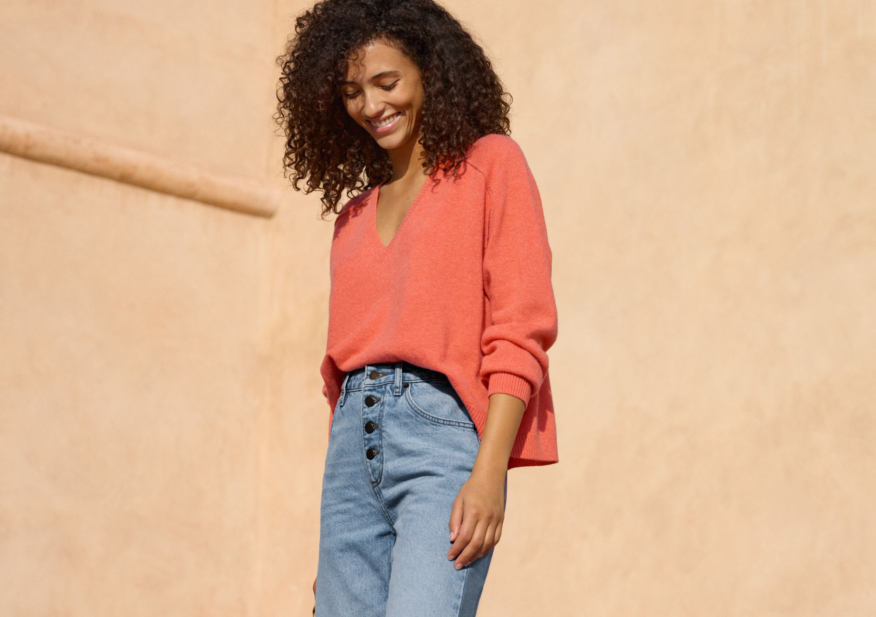 V-neck sweater