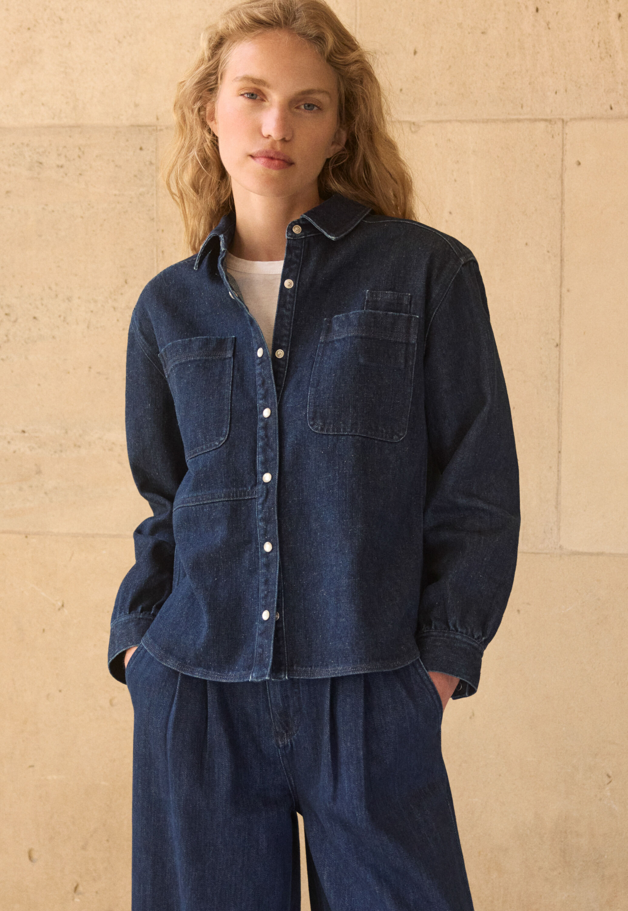 Denim shirt