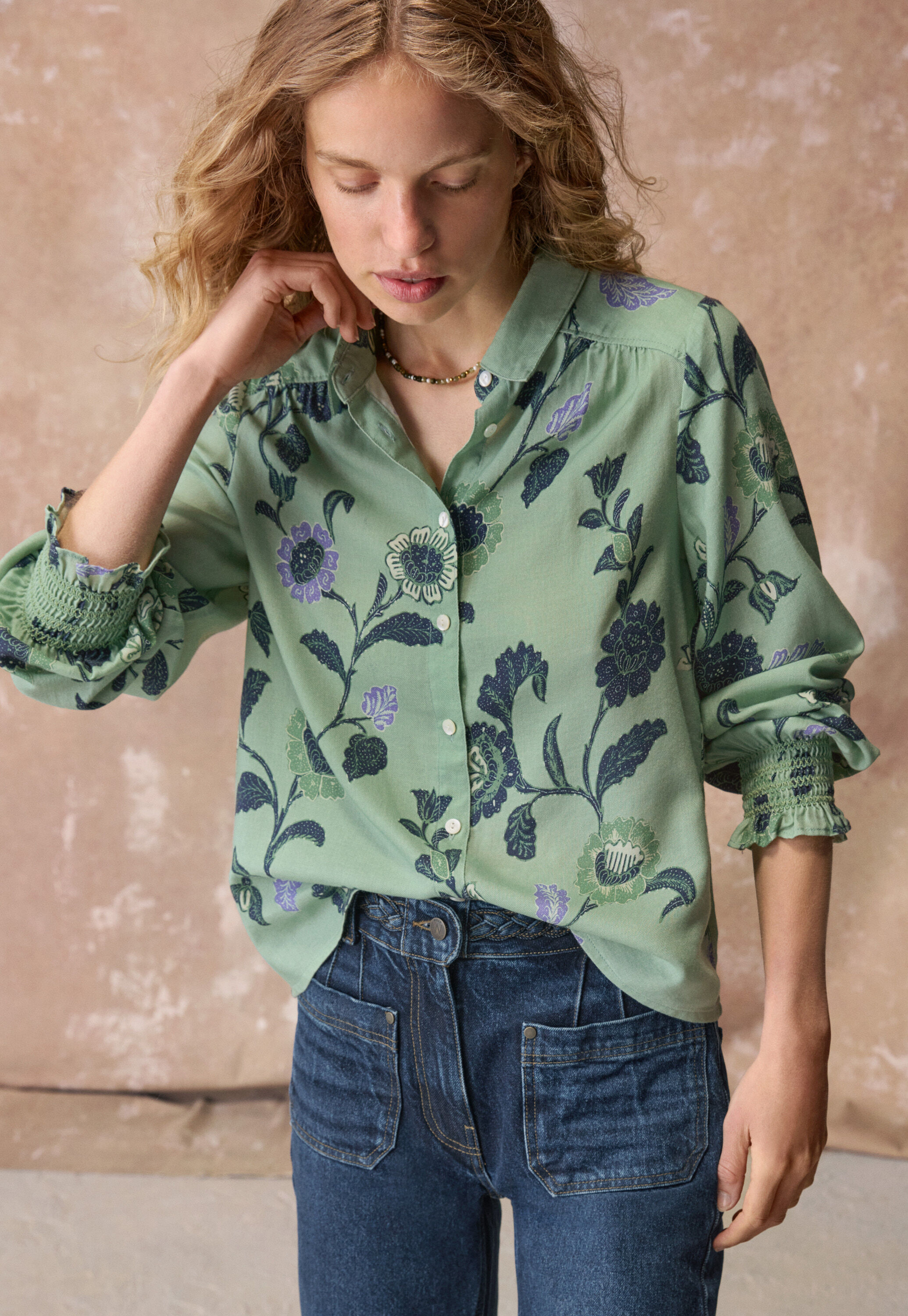 Embroidered blouse