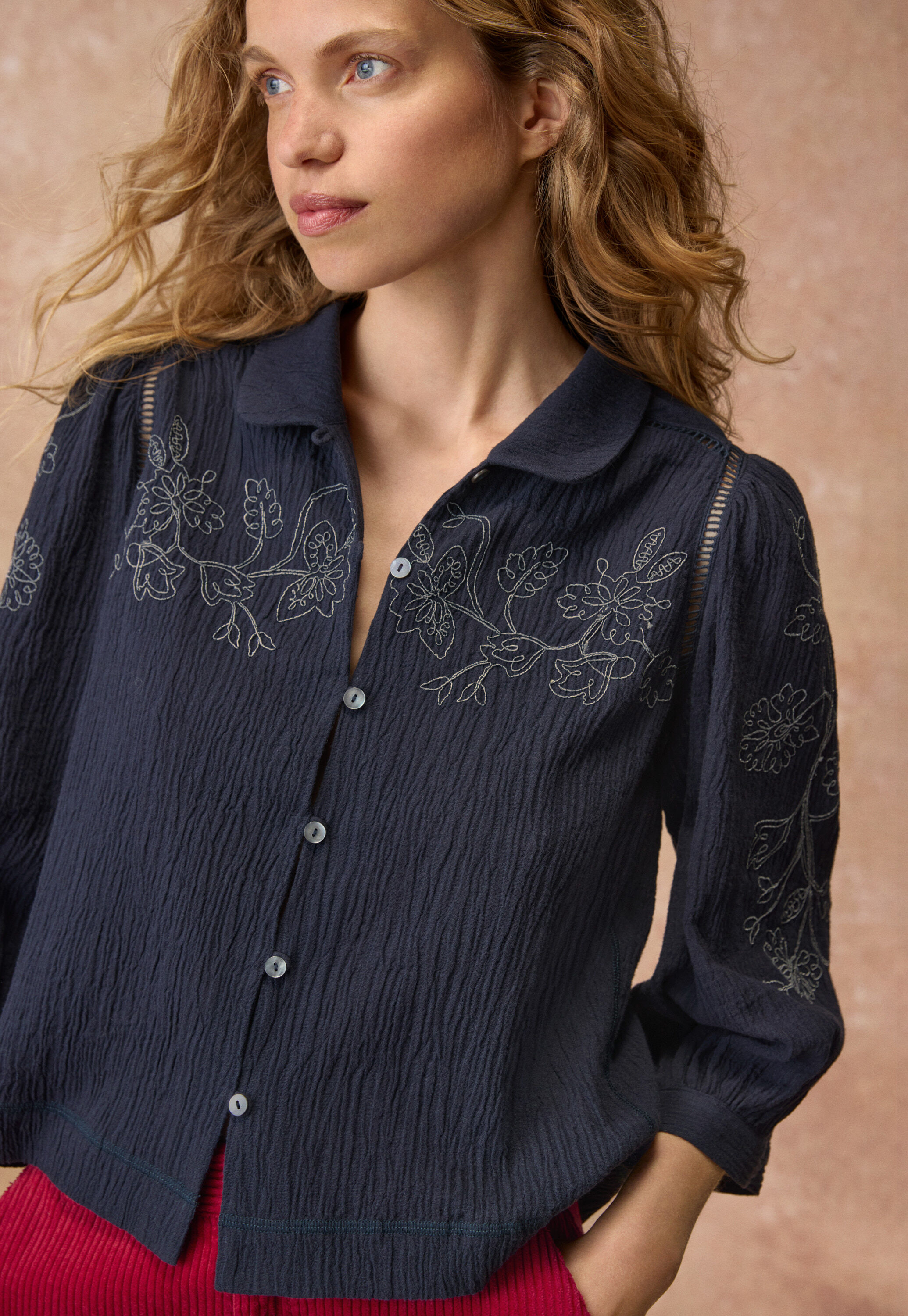 Embroidered blouse