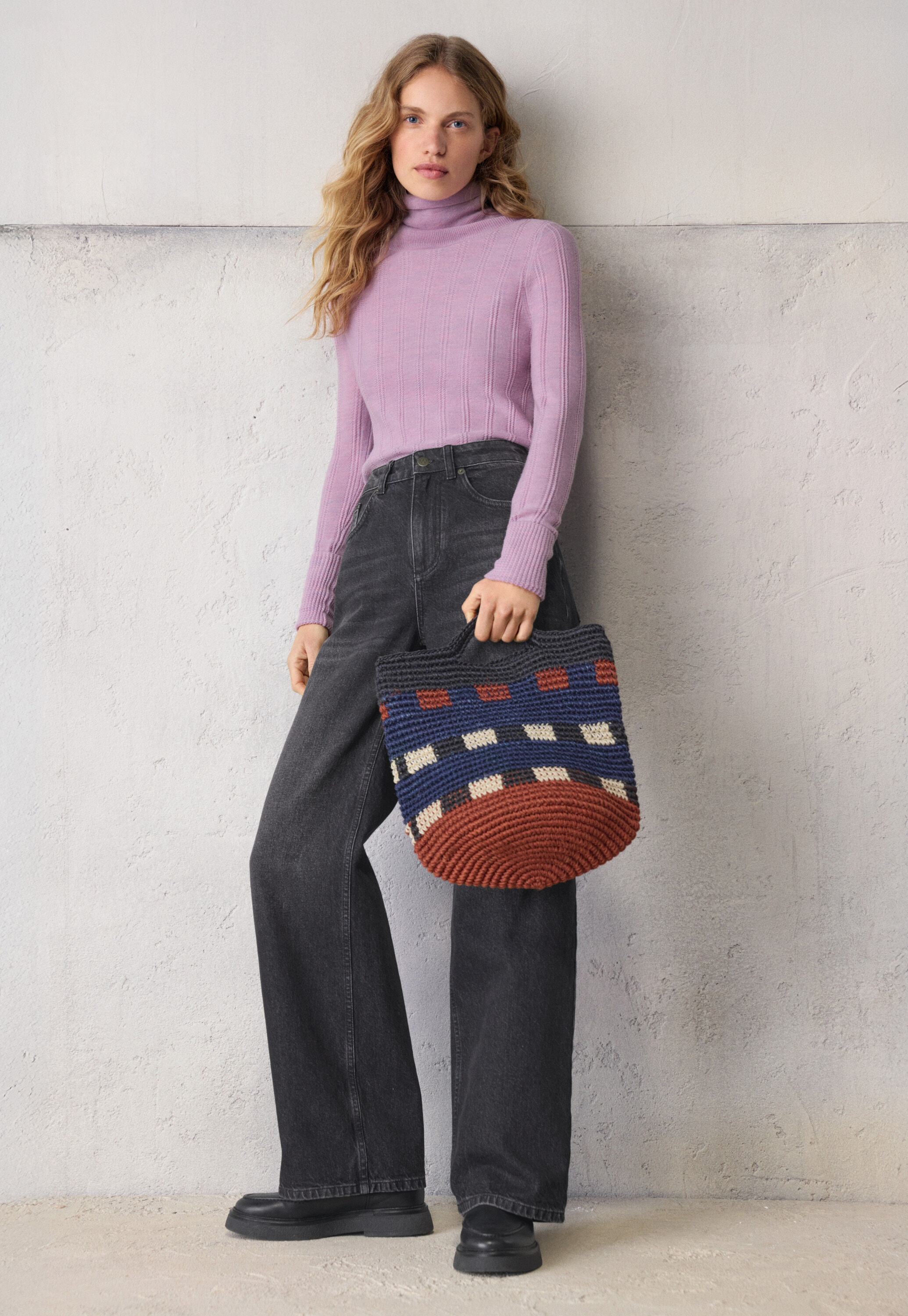 Roll-neck sweater
