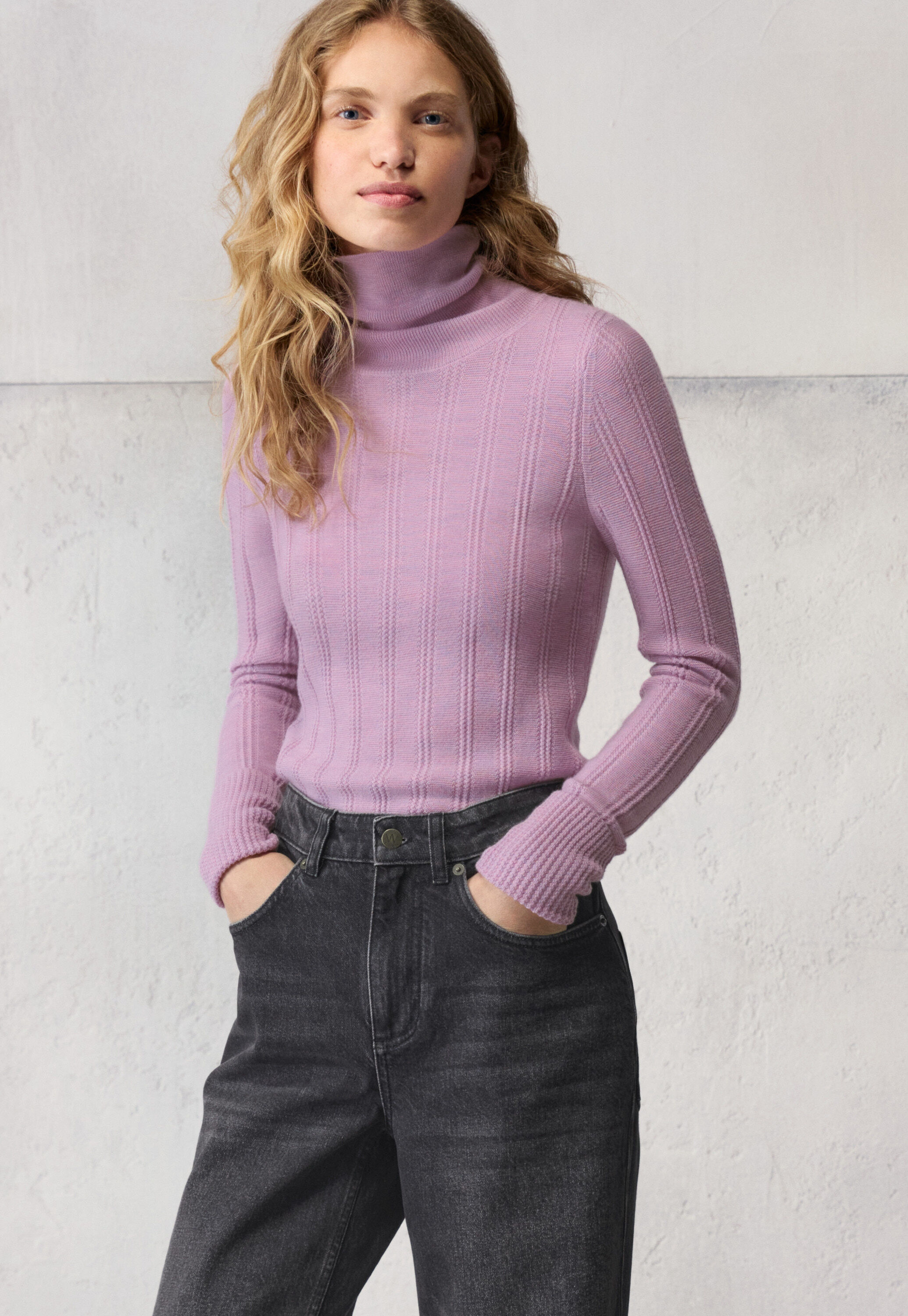 Roll-neck sweater