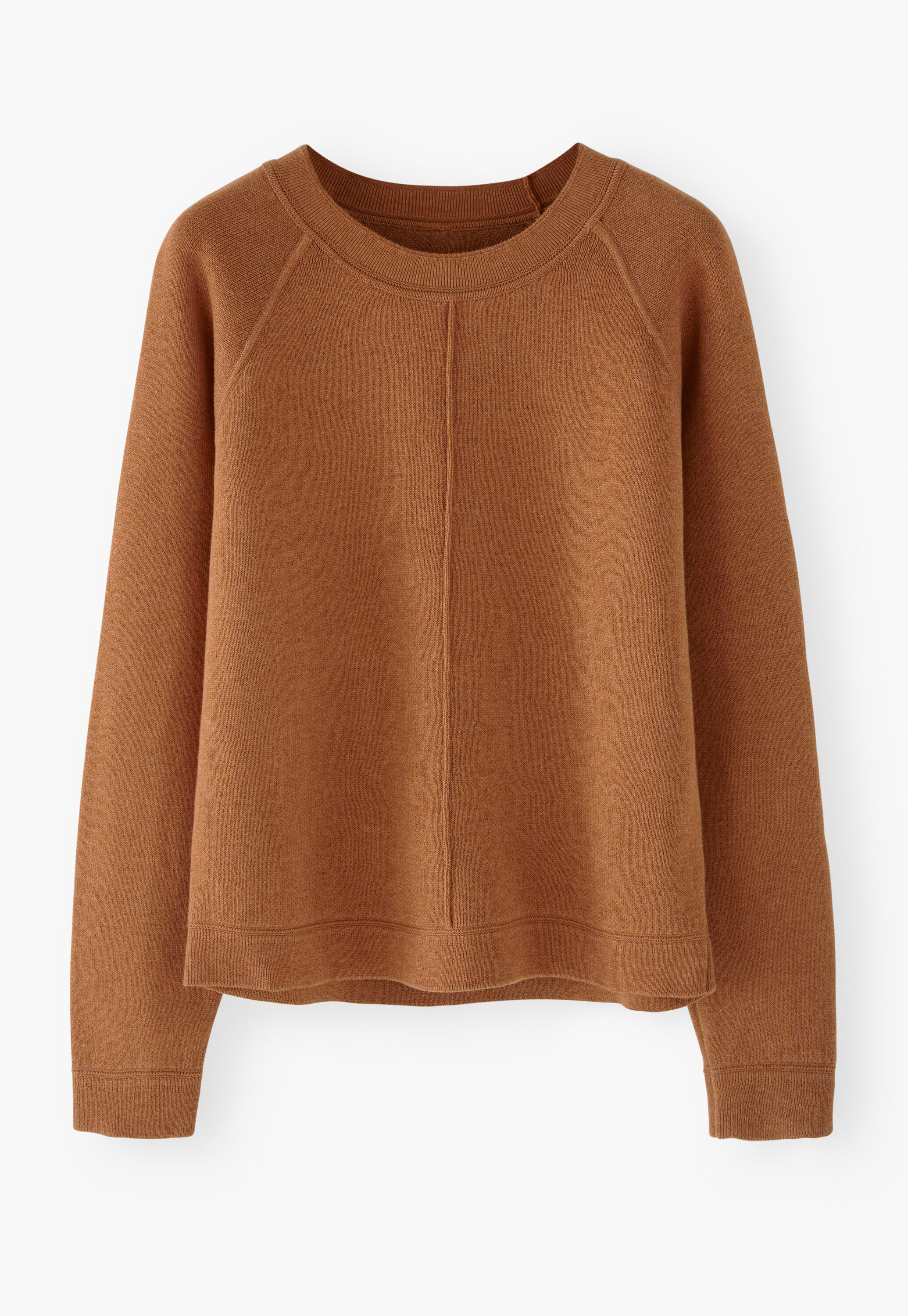 Raglan sweater, Cinnamon, large