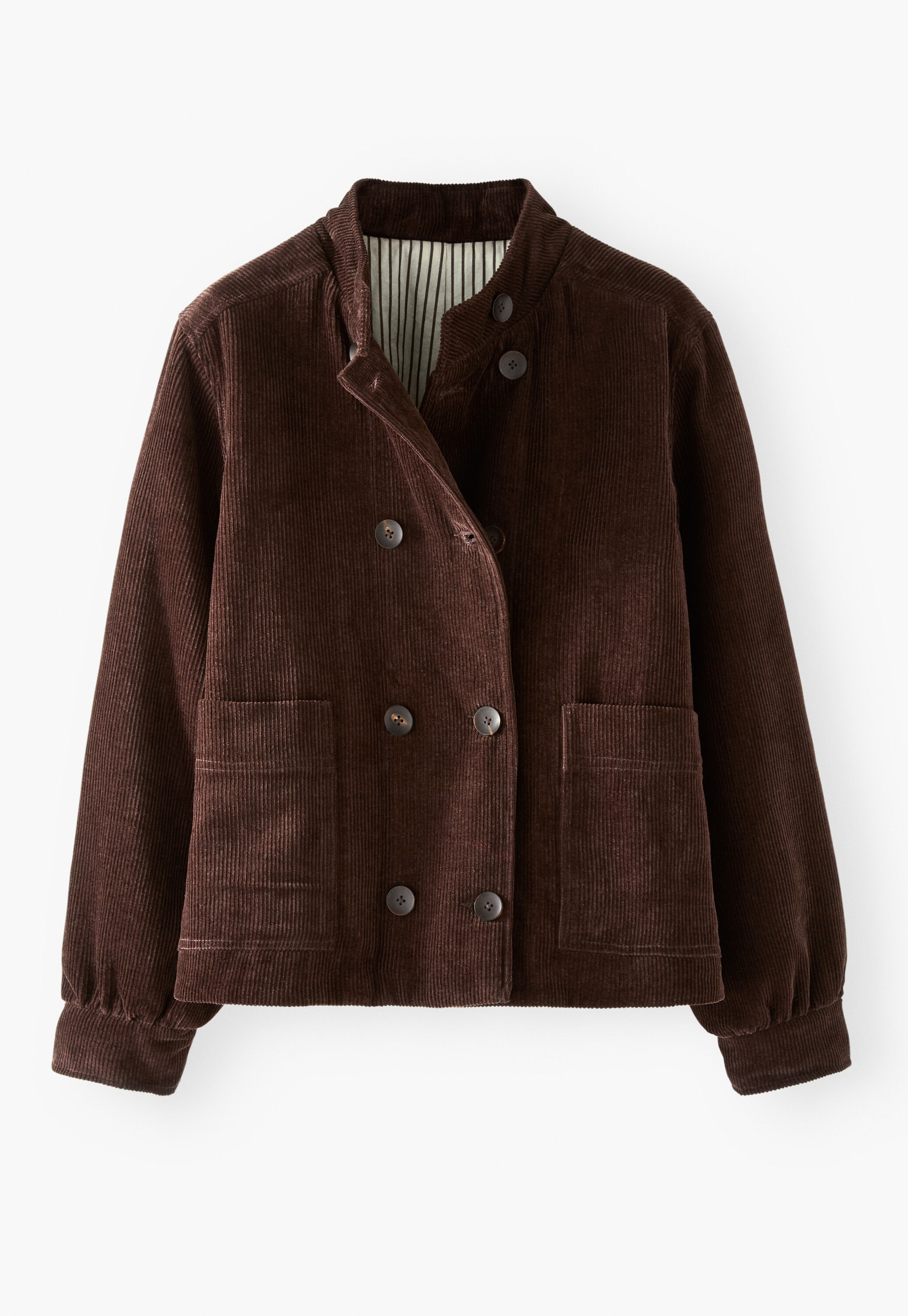 Double-breasted jacket, Dark chocolate, large