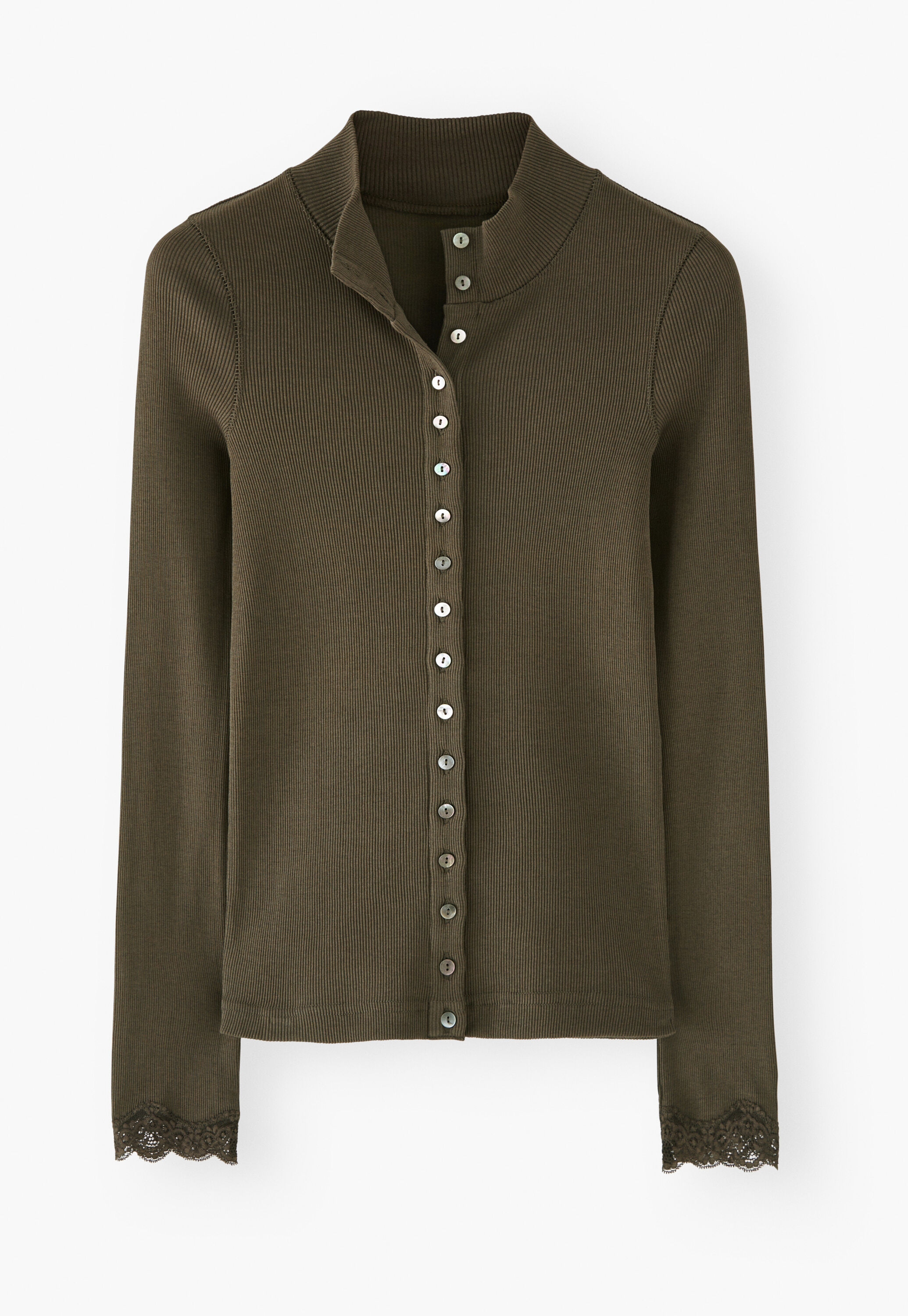 Button-through top