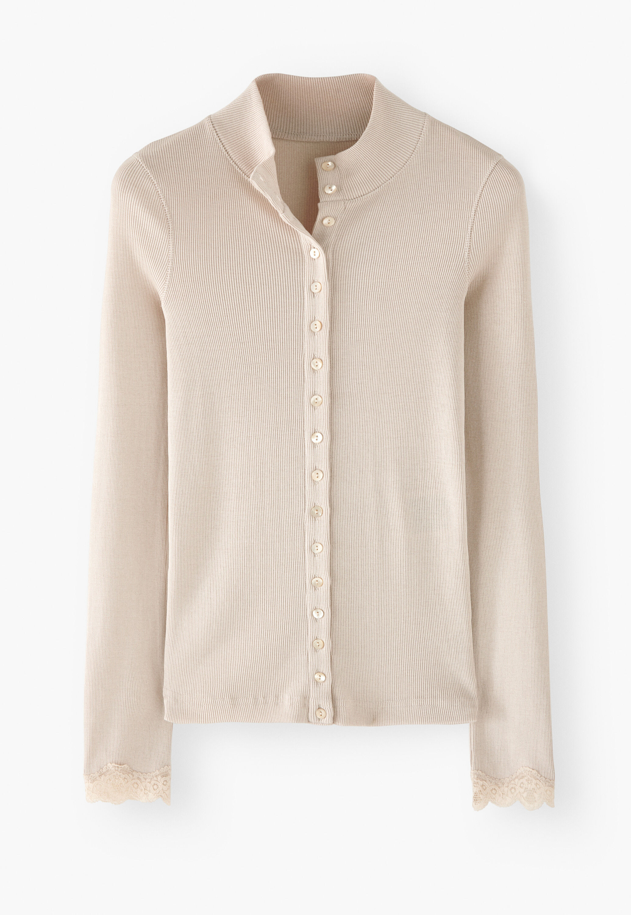 Button-through top