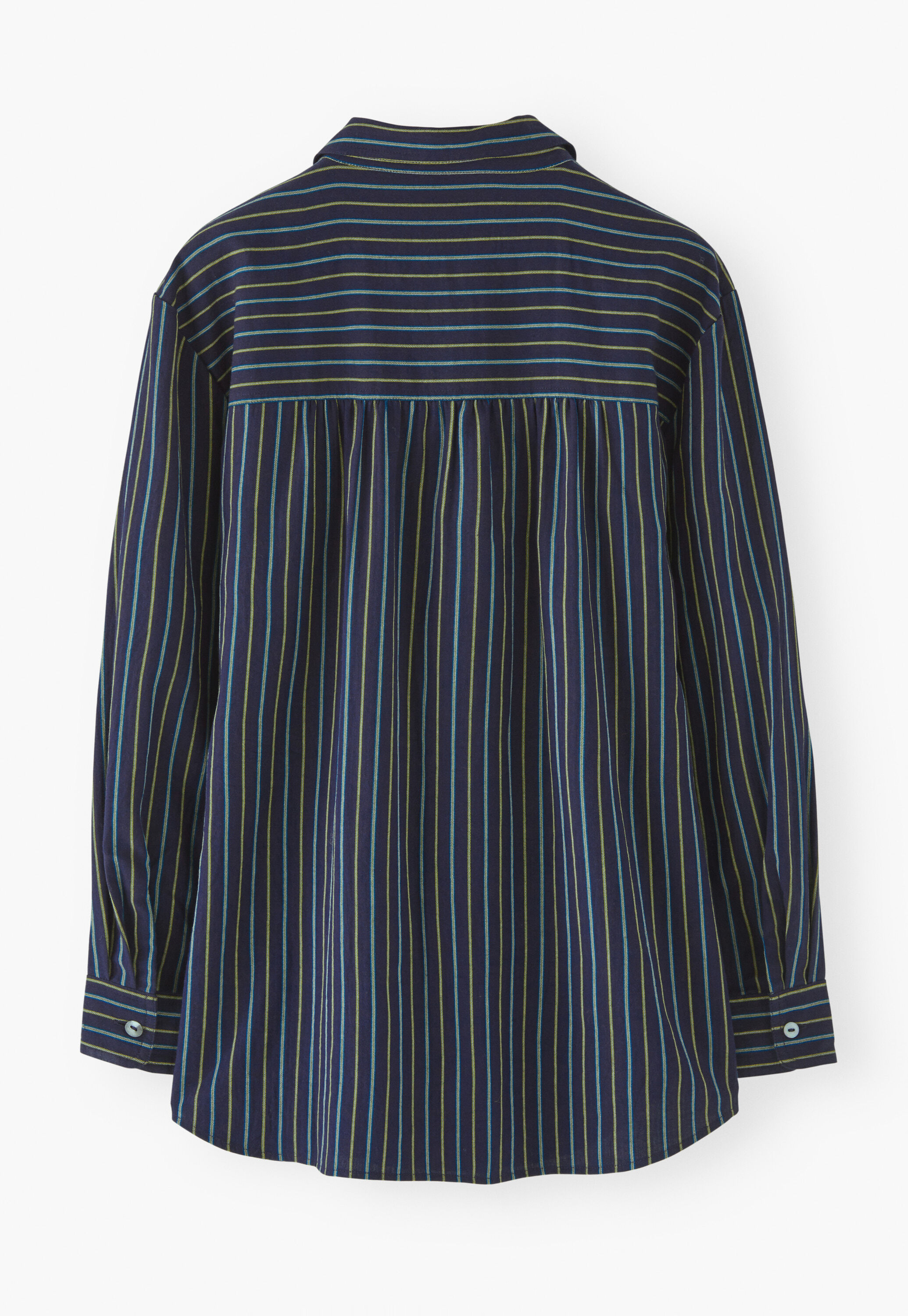Striped shirt, Indigo, large