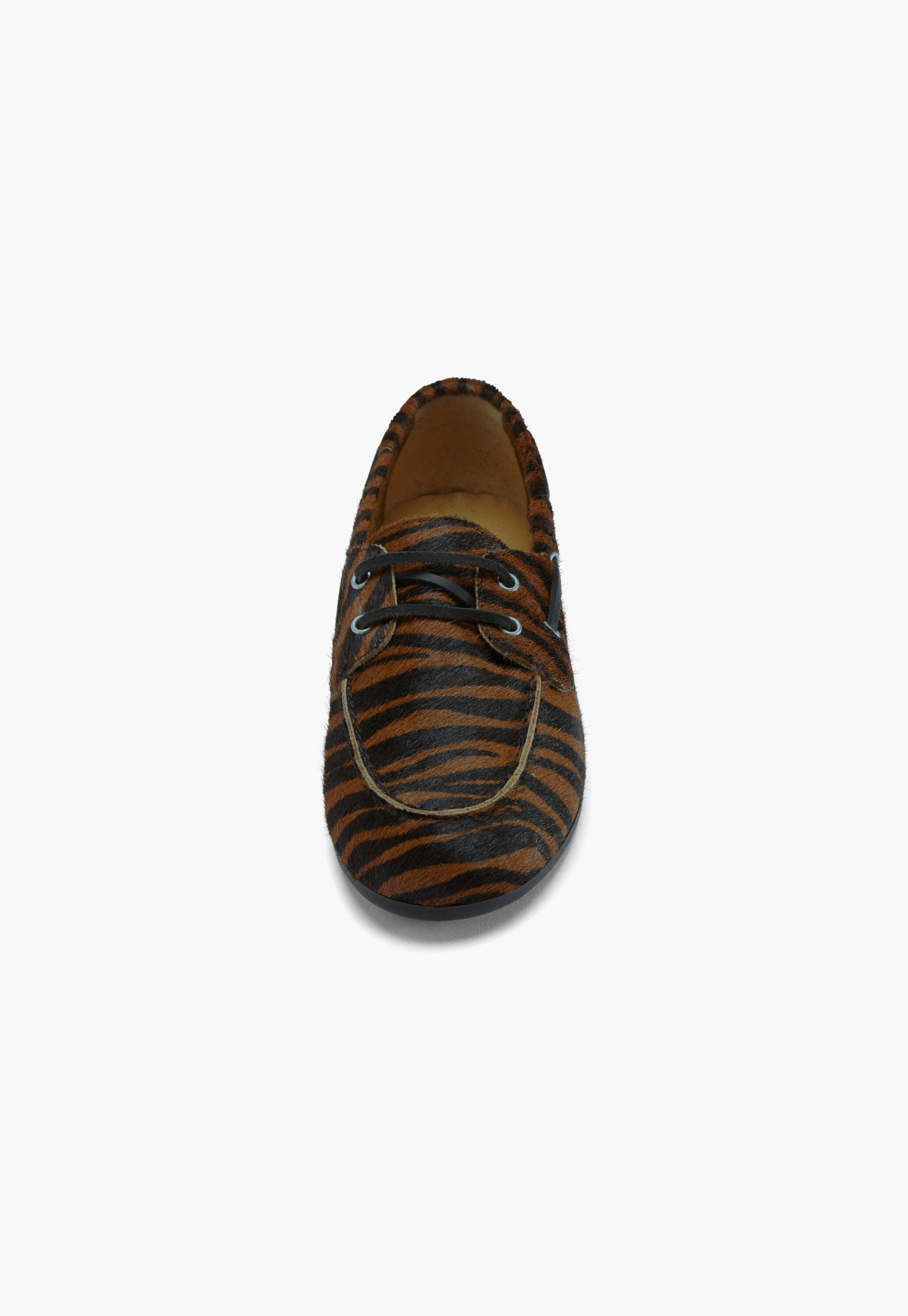 Striped loafer, Brown, large