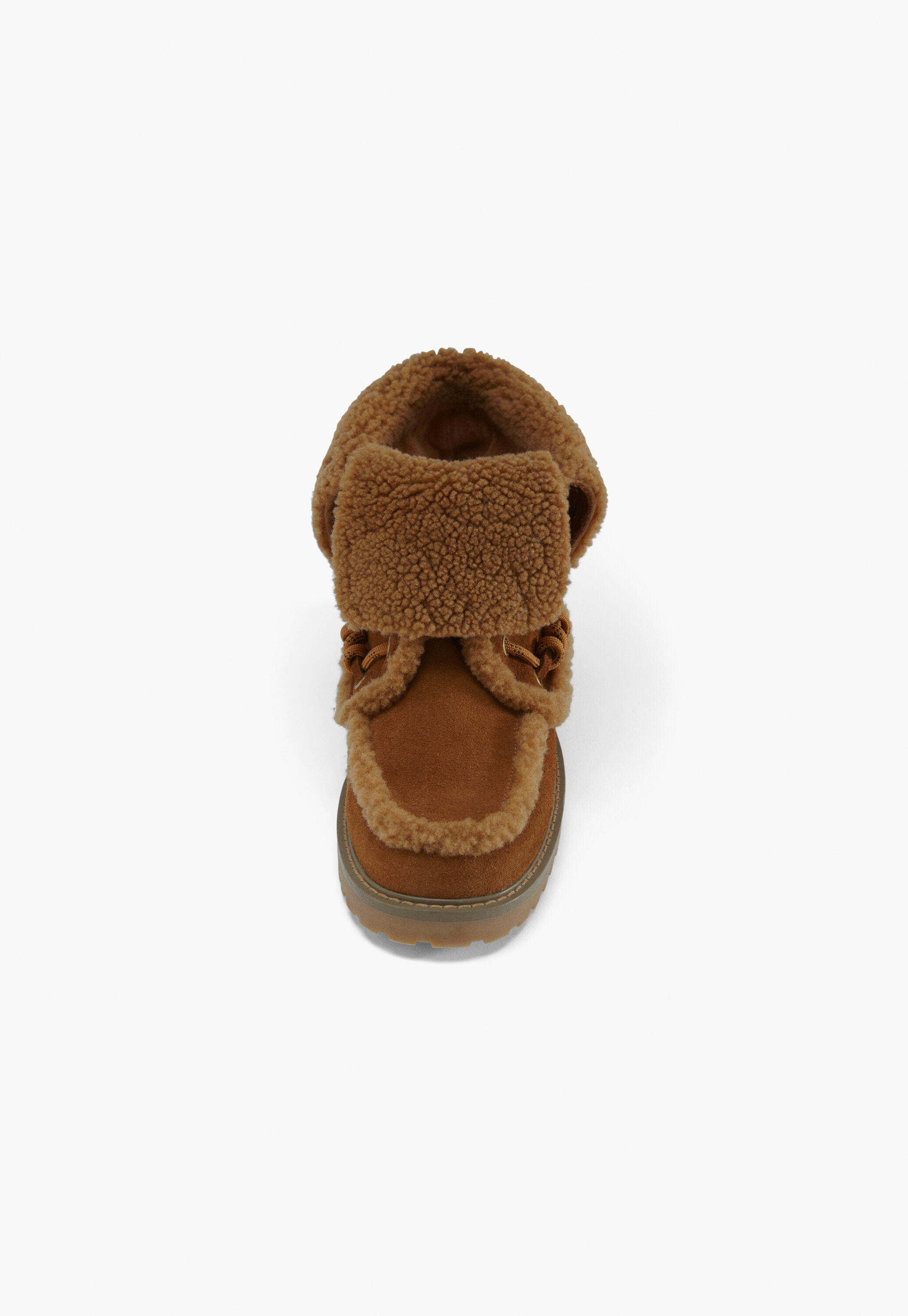 Lace-up boots, Cedar brown, large