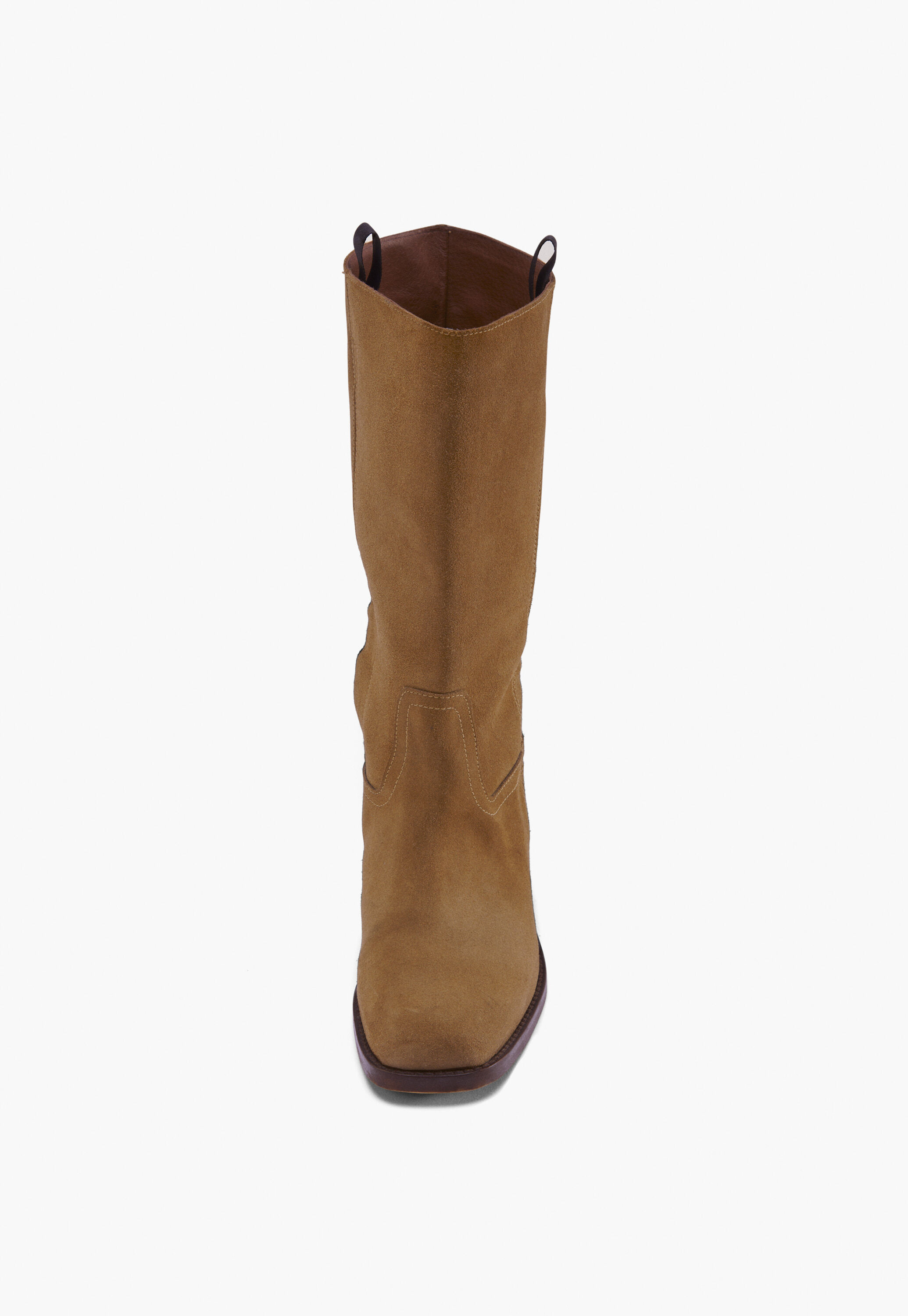 Square-toe boots, Cinnamon, large