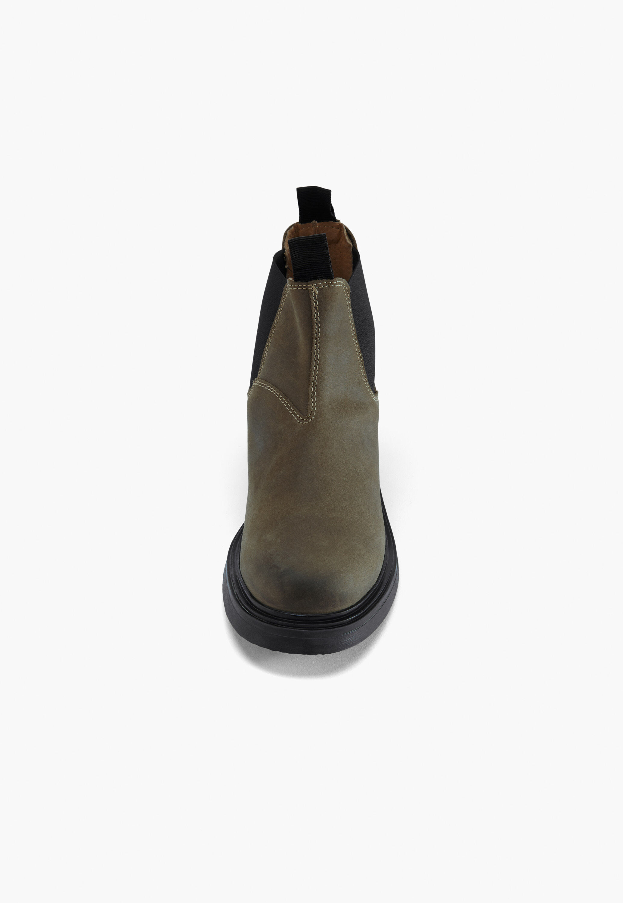 Chunky Chelsea boots, Olive, large