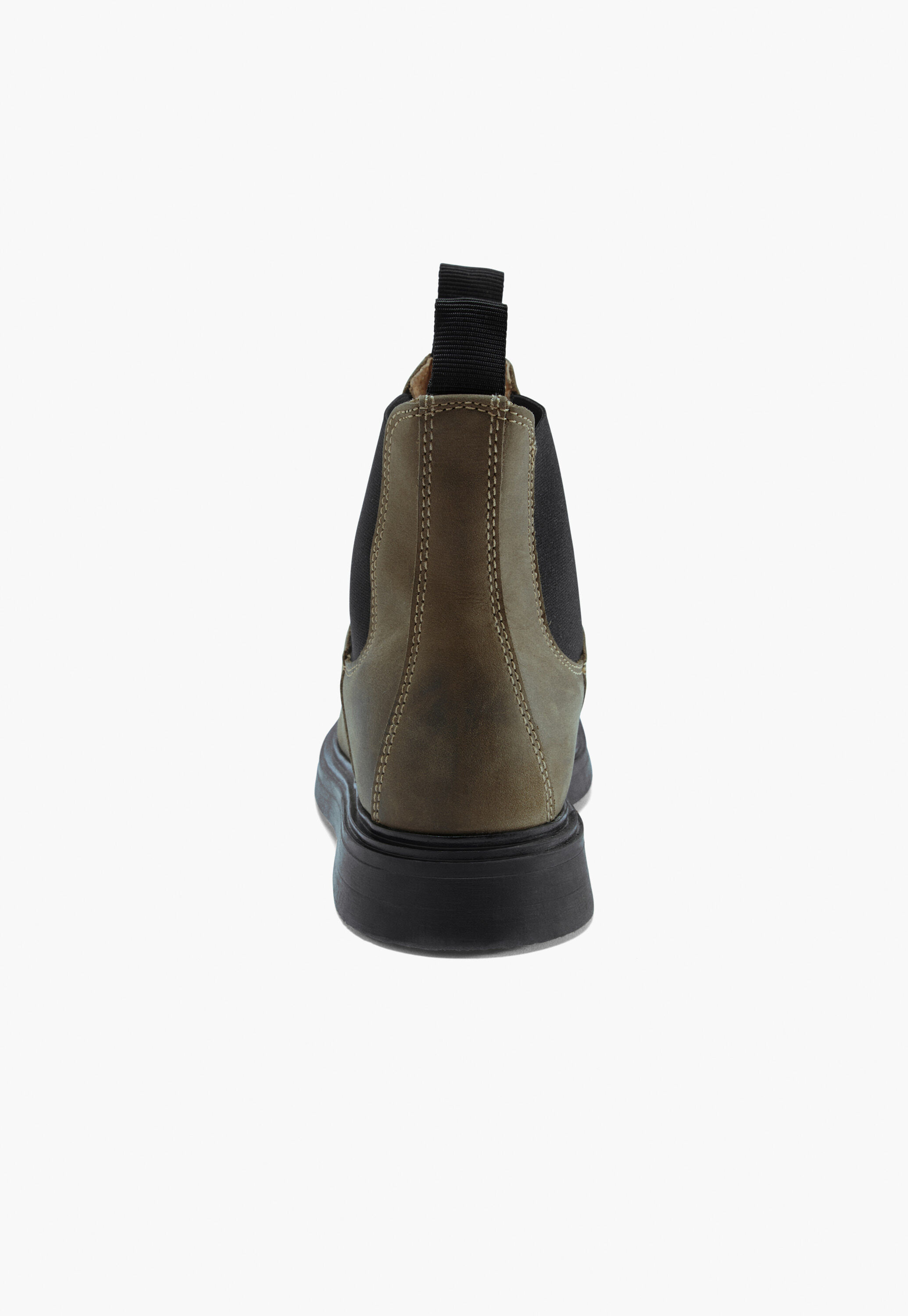 Chunky Chelsea boots, Olive, large