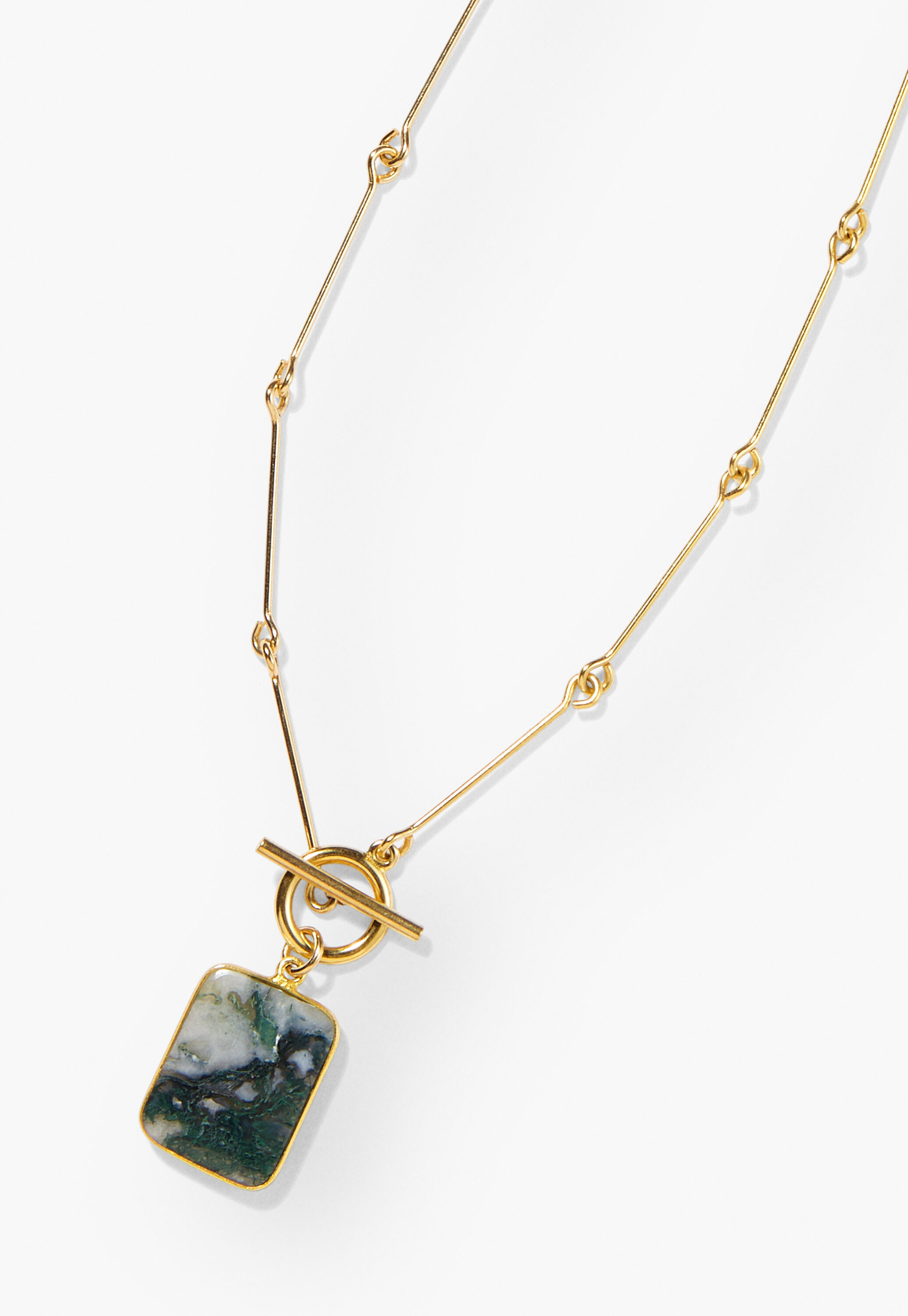Link chain necklace, Gold, large