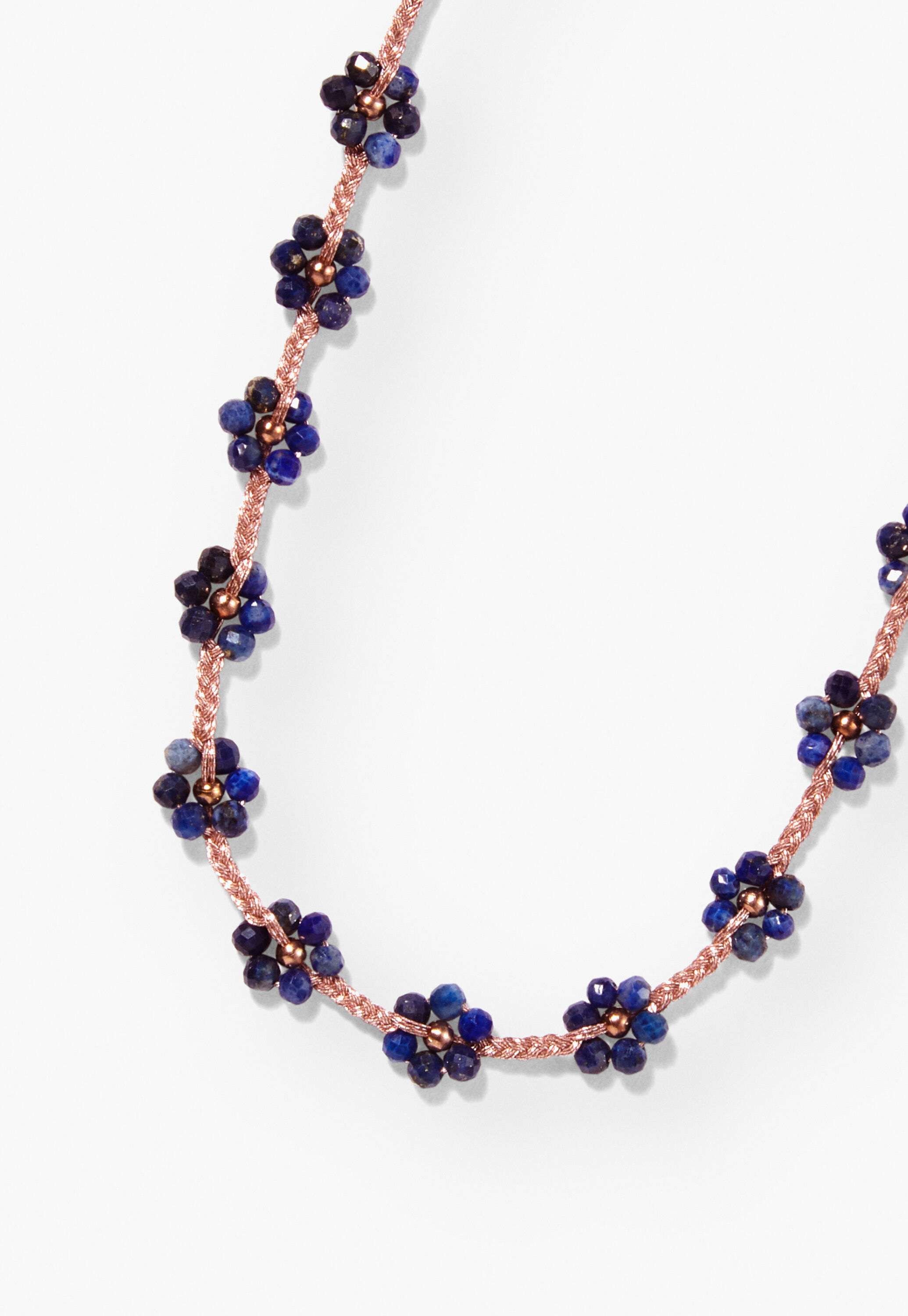 Beaded flower bracelet