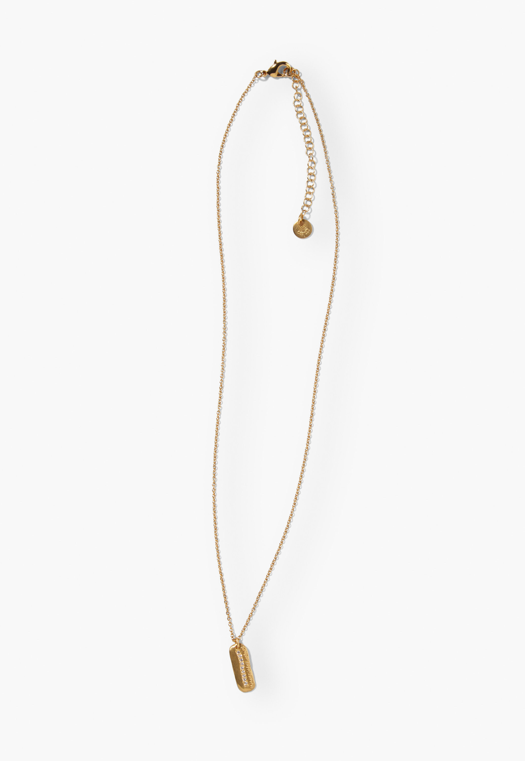 Tablet pendant necklace